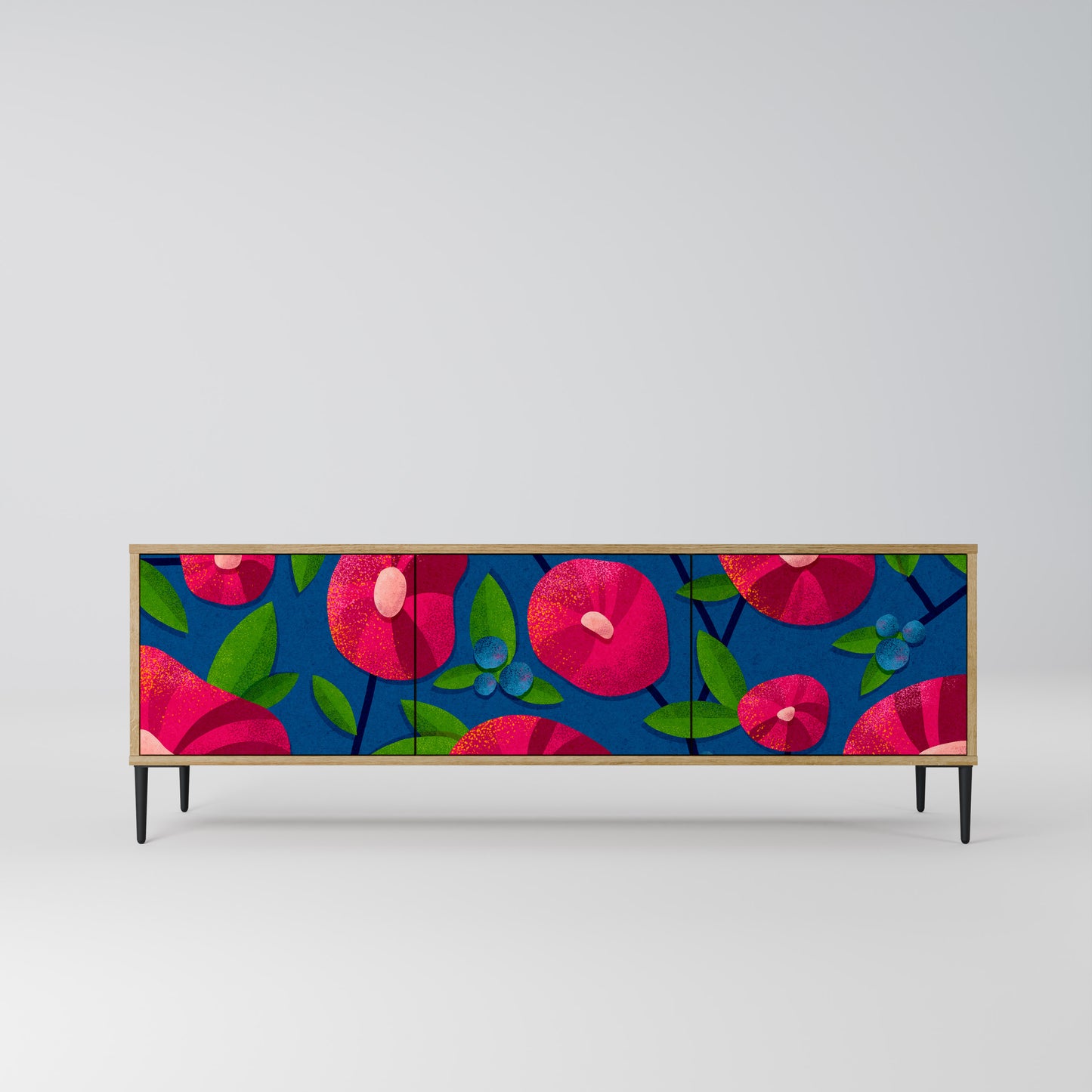 SPRING THOUGHTS Mobile TV a 3 ante in effetto rovere