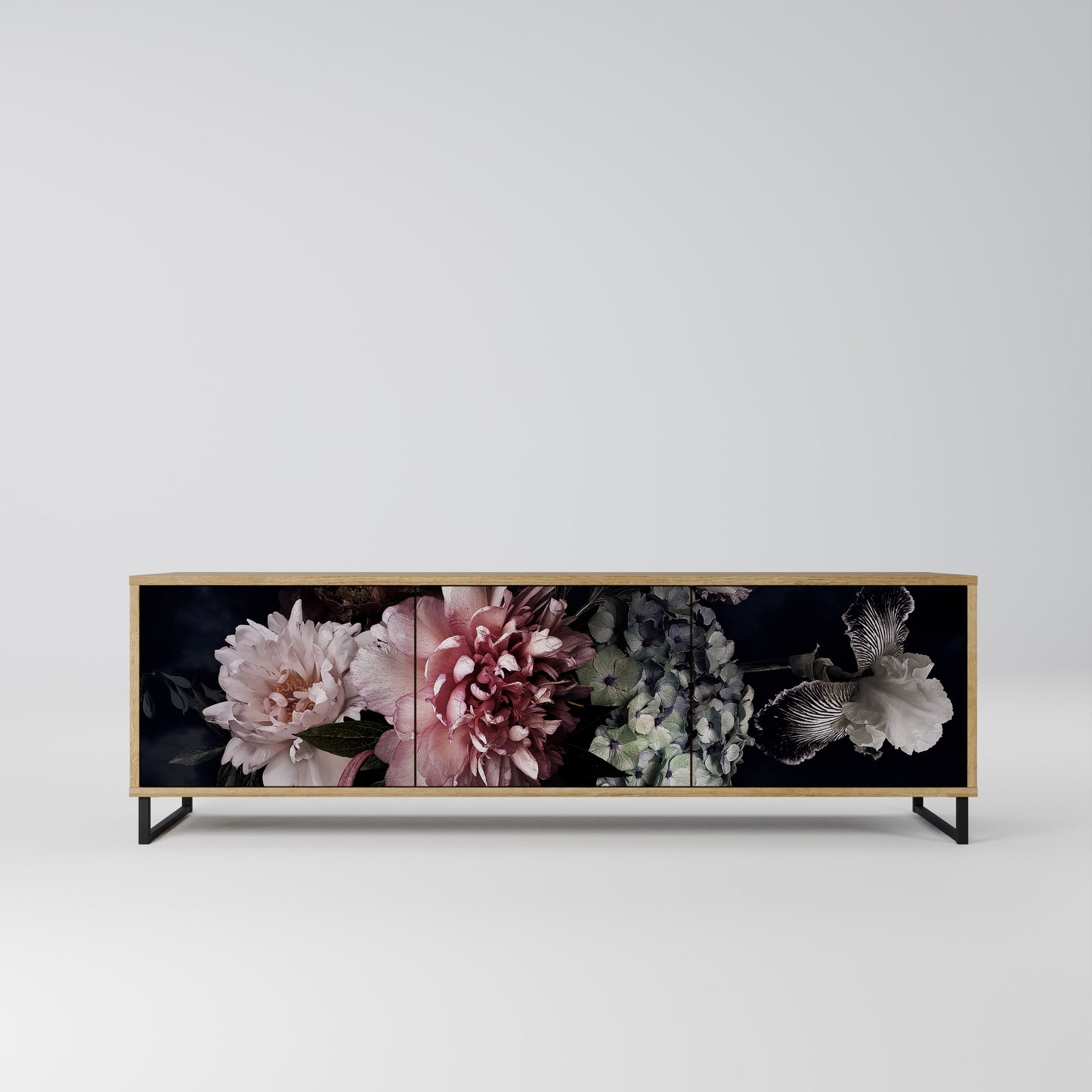 Mobile TV PURE BLOSSOM a 3 ante in effetto rovere