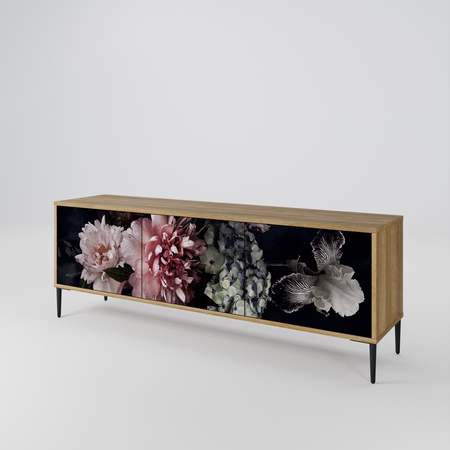Mobile TV PURE BLOSSOM a 3 ante in effetto rovere