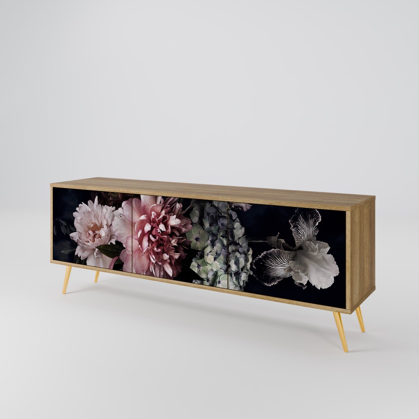 Mobile TV PURE BLOSSOM a 3 ante in effetto rovere