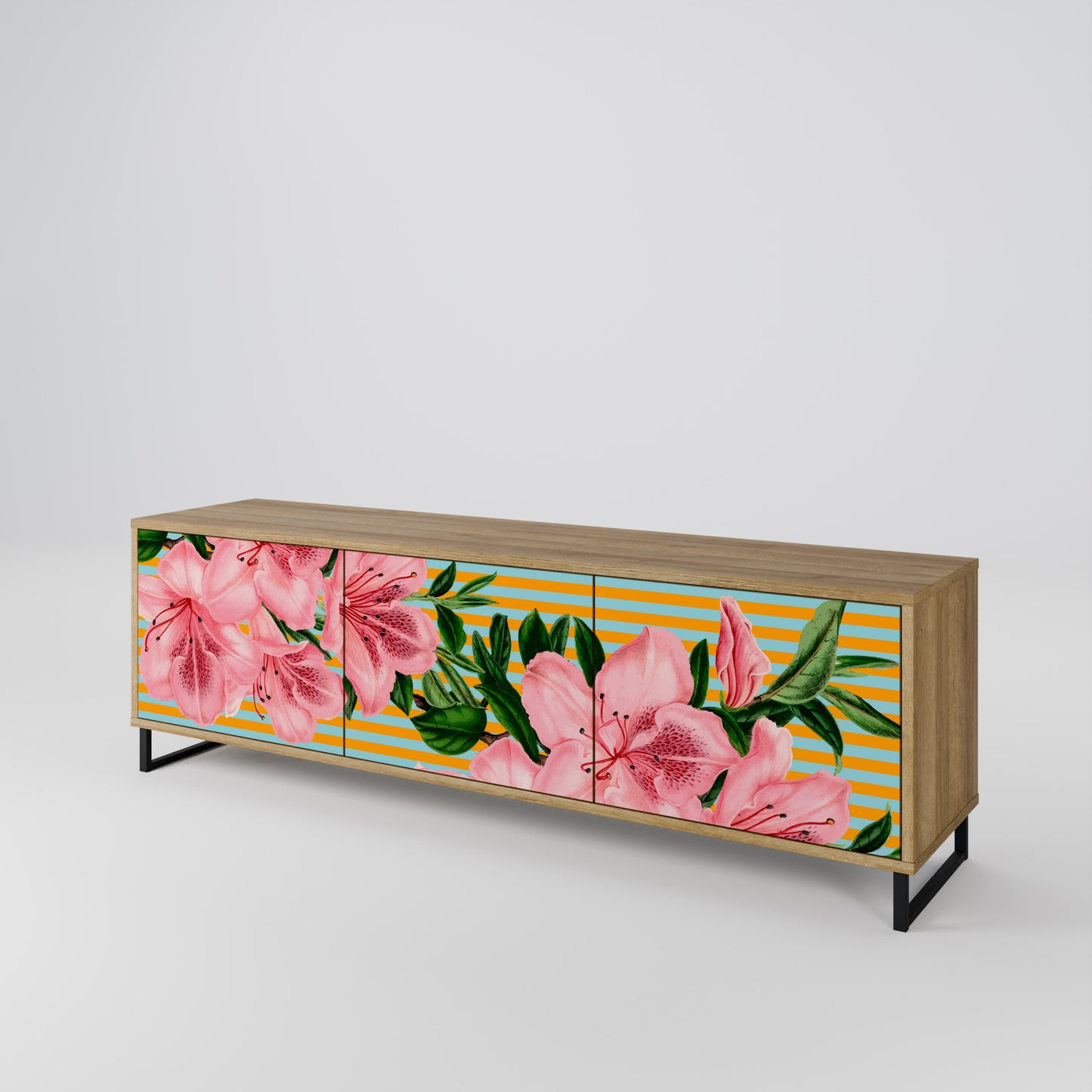 FRAGILE BEAUTY Mobile TV a 3 ante in effetto rovere