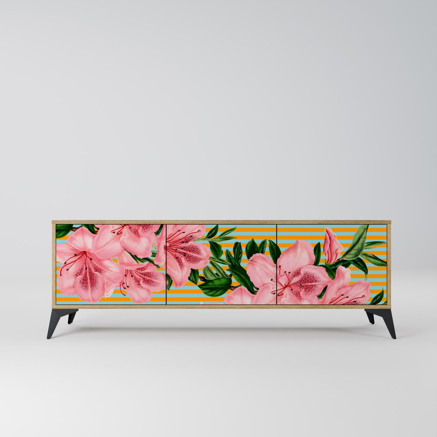 FRAGILE BEAUTY Mobile TV a 3 ante in effetto rovere