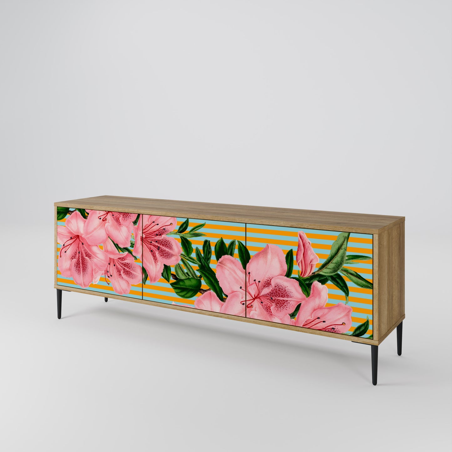FRAGILE BEAUTY Mobile TV a 3 ante in effetto rovere