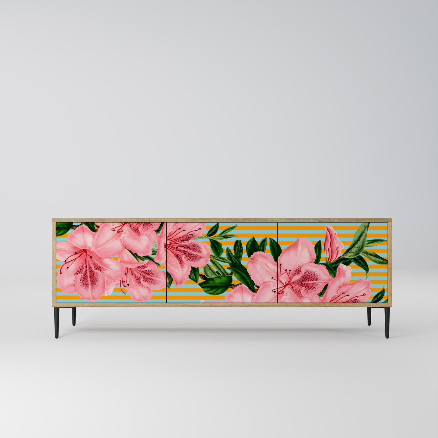 FRAGILE BEAUTY Mobile TV a 3 ante in effetto rovere