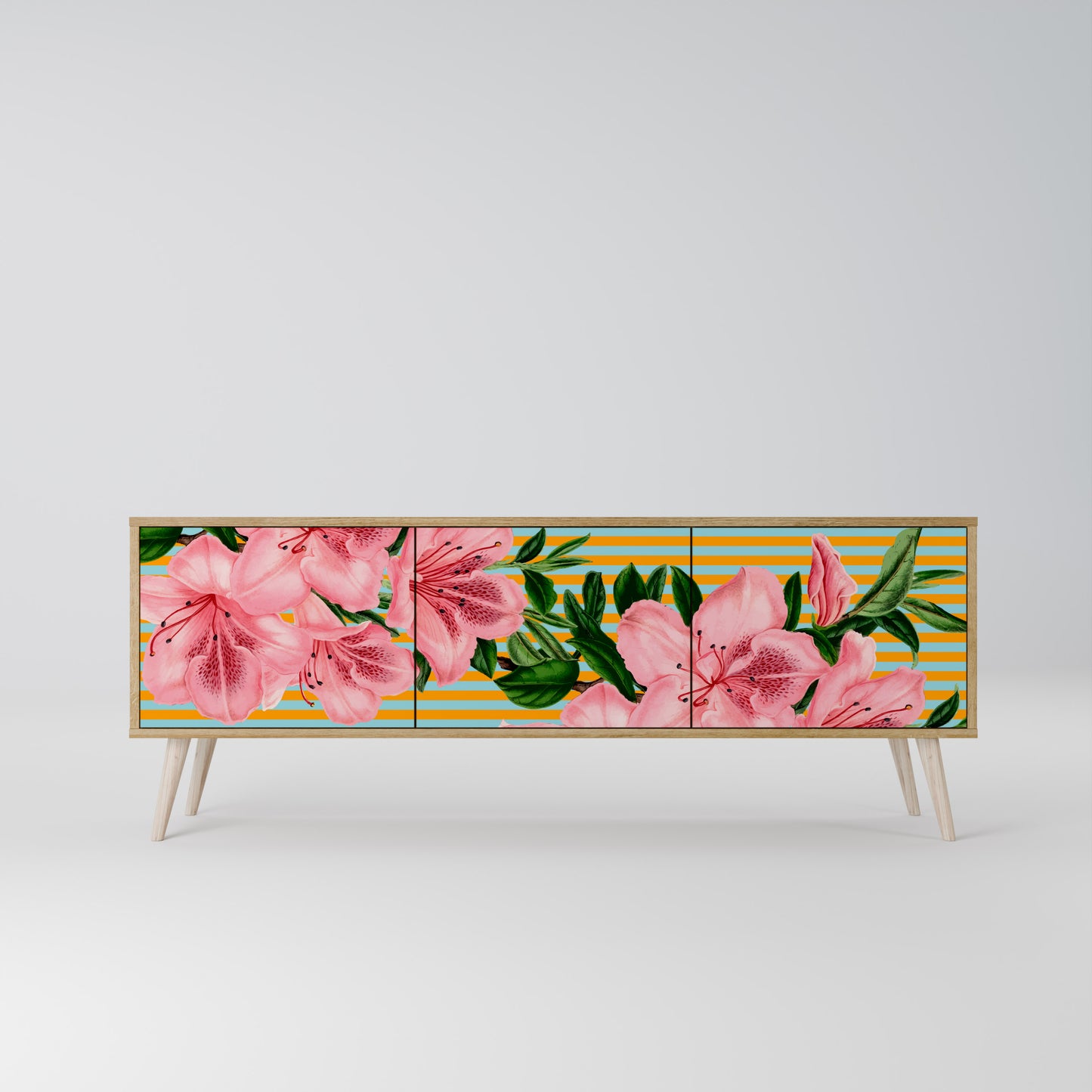 FRAGILE BEAUTY Mobile TV a 3 ante in effetto rovere
