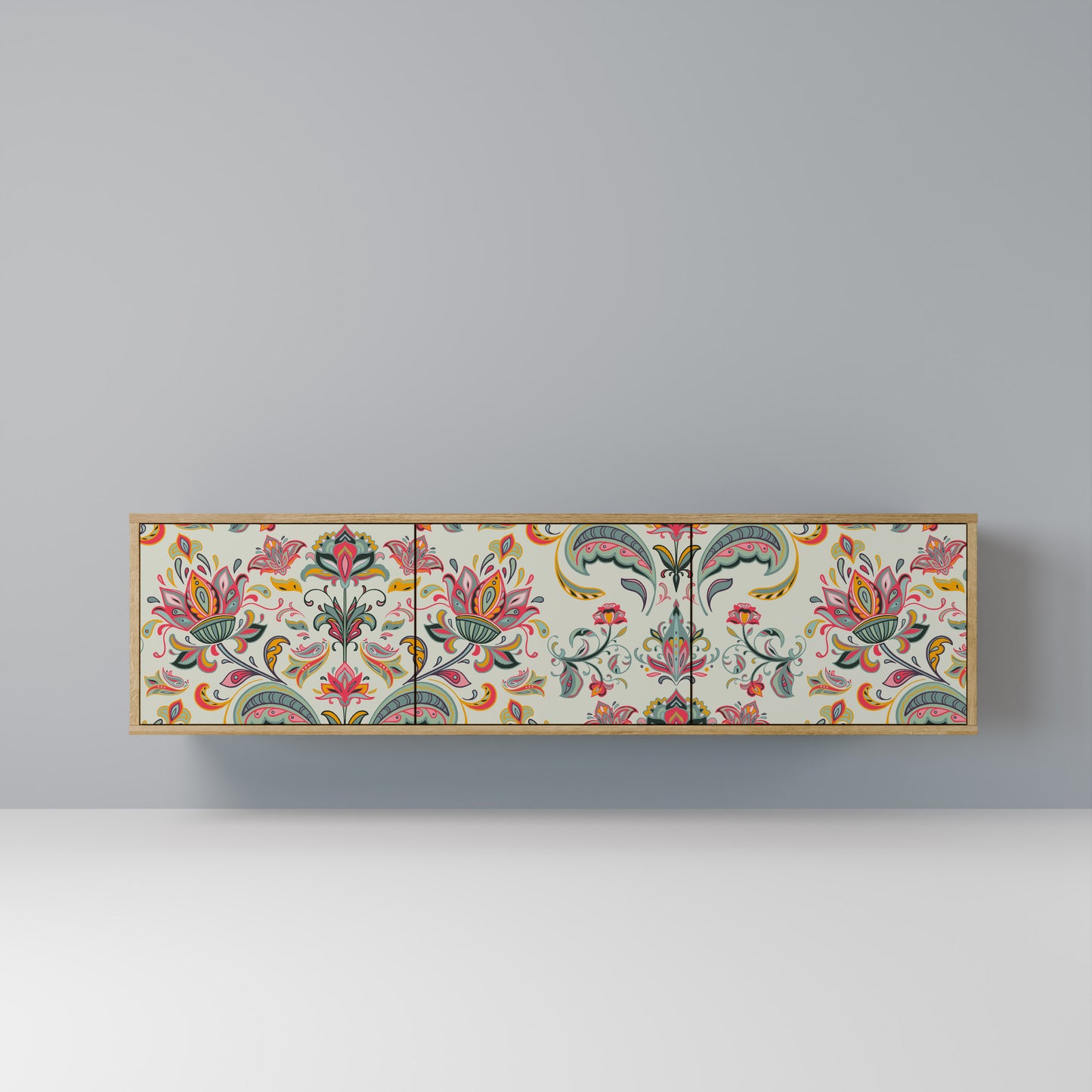 Mobile TV ORGANIC FOLKLORE a 3 ante in effetto rovere