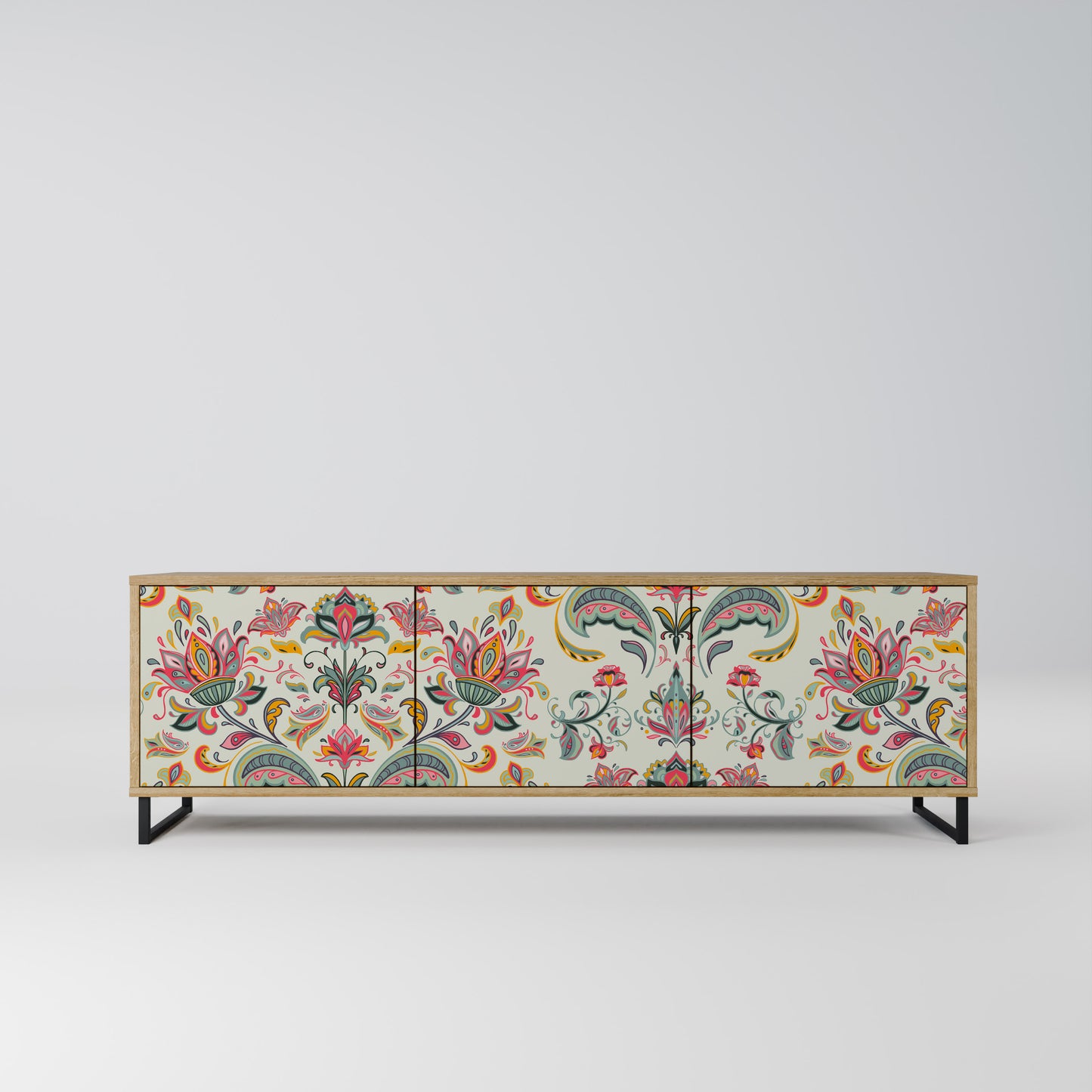 Mobile TV ORGANIC FOLKLORE a 3 ante in effetto rovere