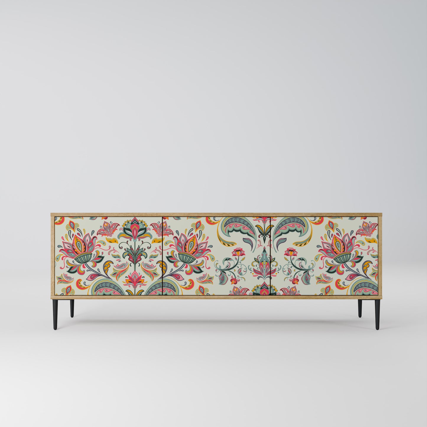 Mobile TV ORGANIC FOLKLORE a 3 ante in effetto rovere