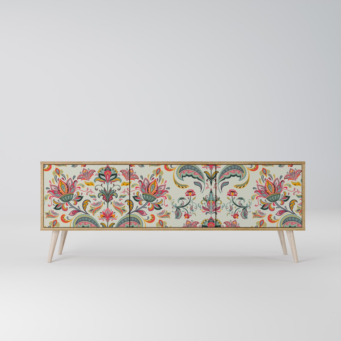 Mobile TV ORGANIC FOLKLORE a 3 ante in effetto rovere