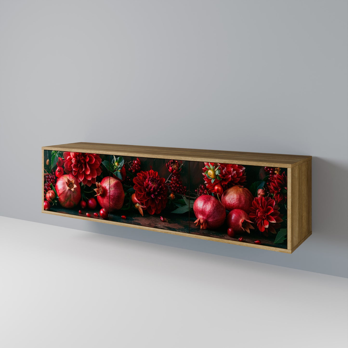 DAHLIAS AND POMEGRANATES Mobile TV a 3 Ante in Effetto Rovere