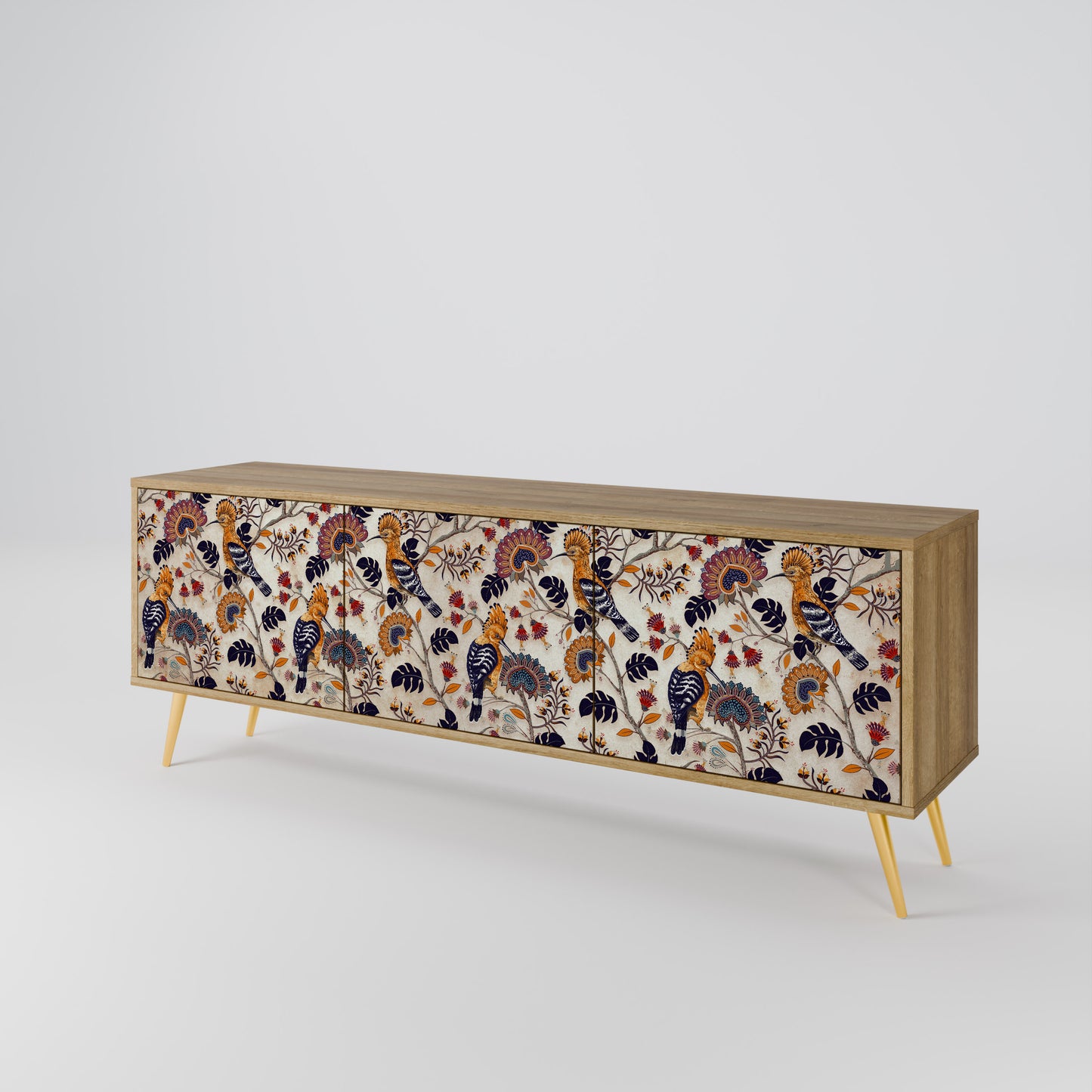 EMINENT HOOPOE Mobile TV a 3 ante in effetto rovere