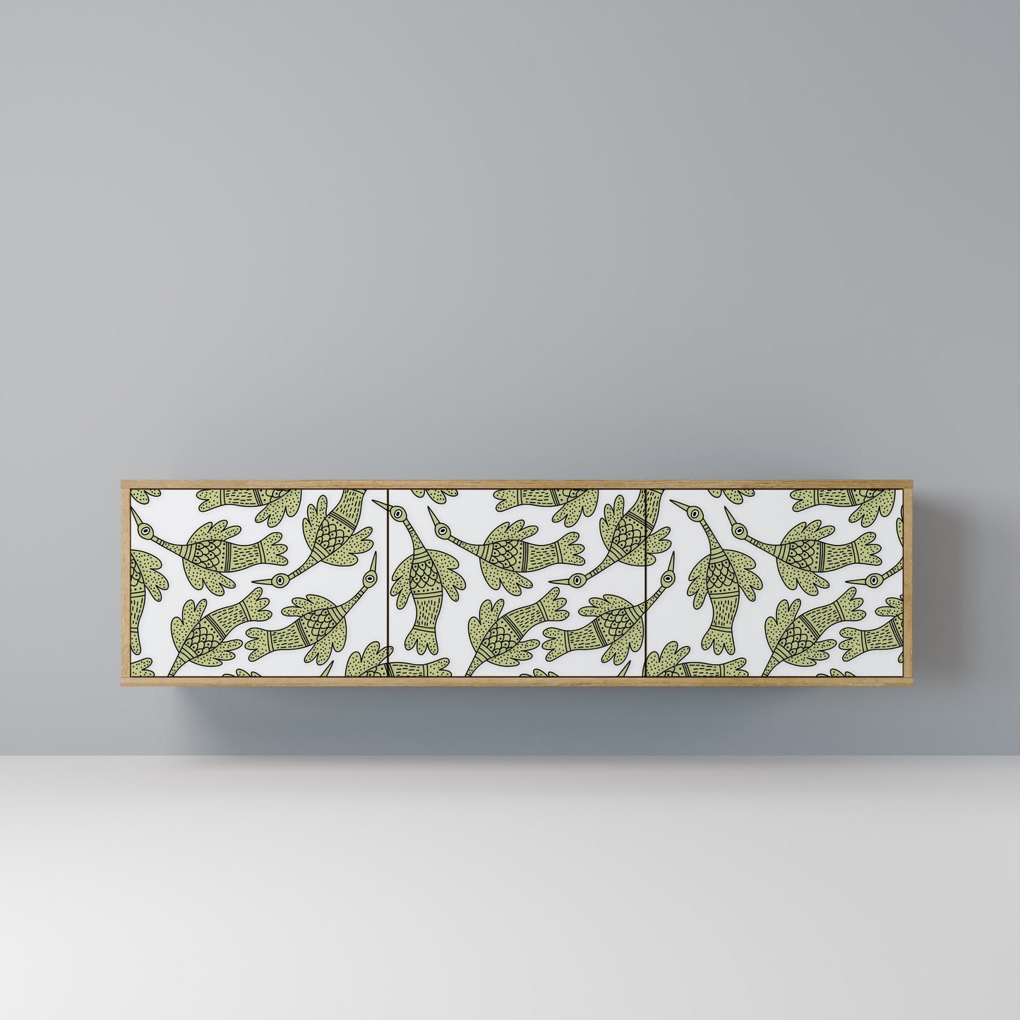 SEEDLING SONGBIRD Mobile TV a 3 ante in effetto rovere