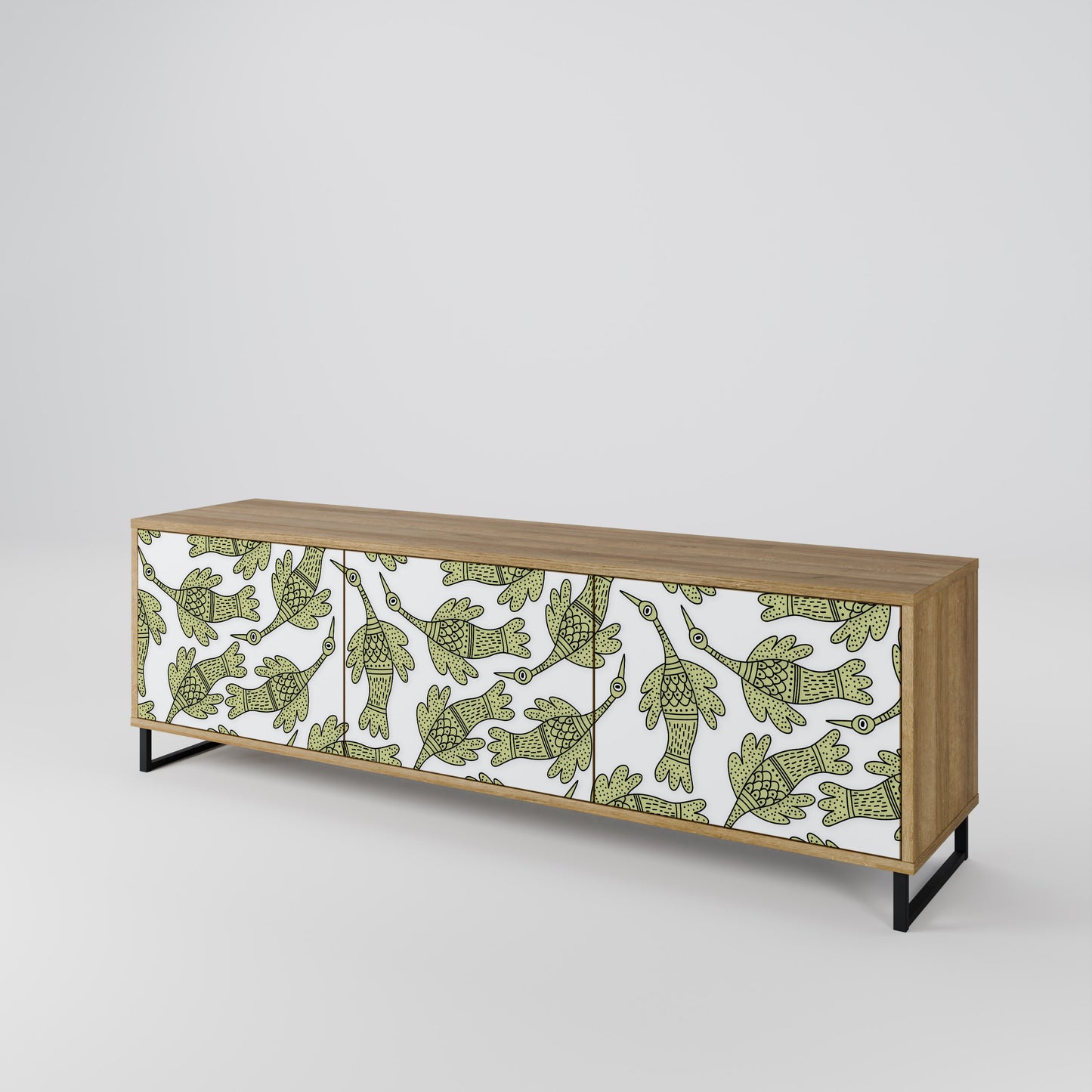 SEEDLING SONGBIRD Mobile TV a 3 ante in effetto rovere