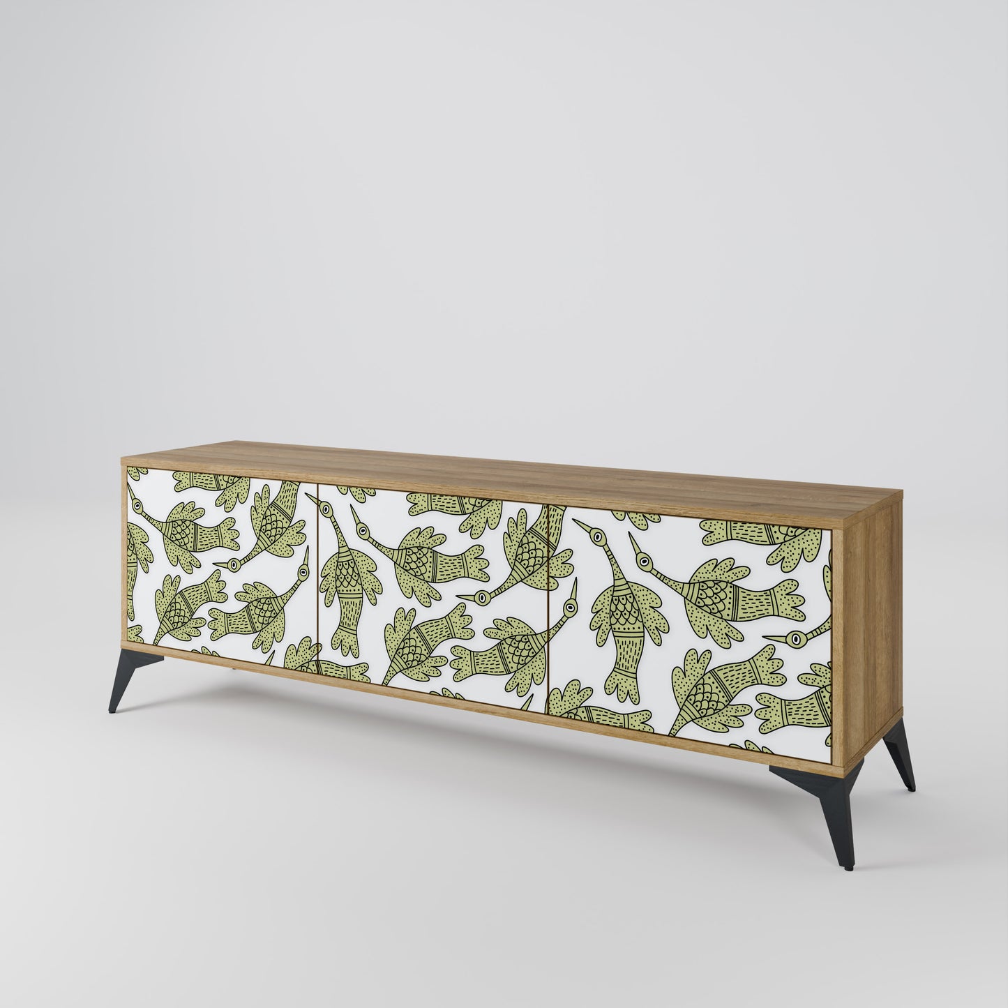 SEEDLING SONGBIRD Mobile TV a 3 ante in effetto rovere
