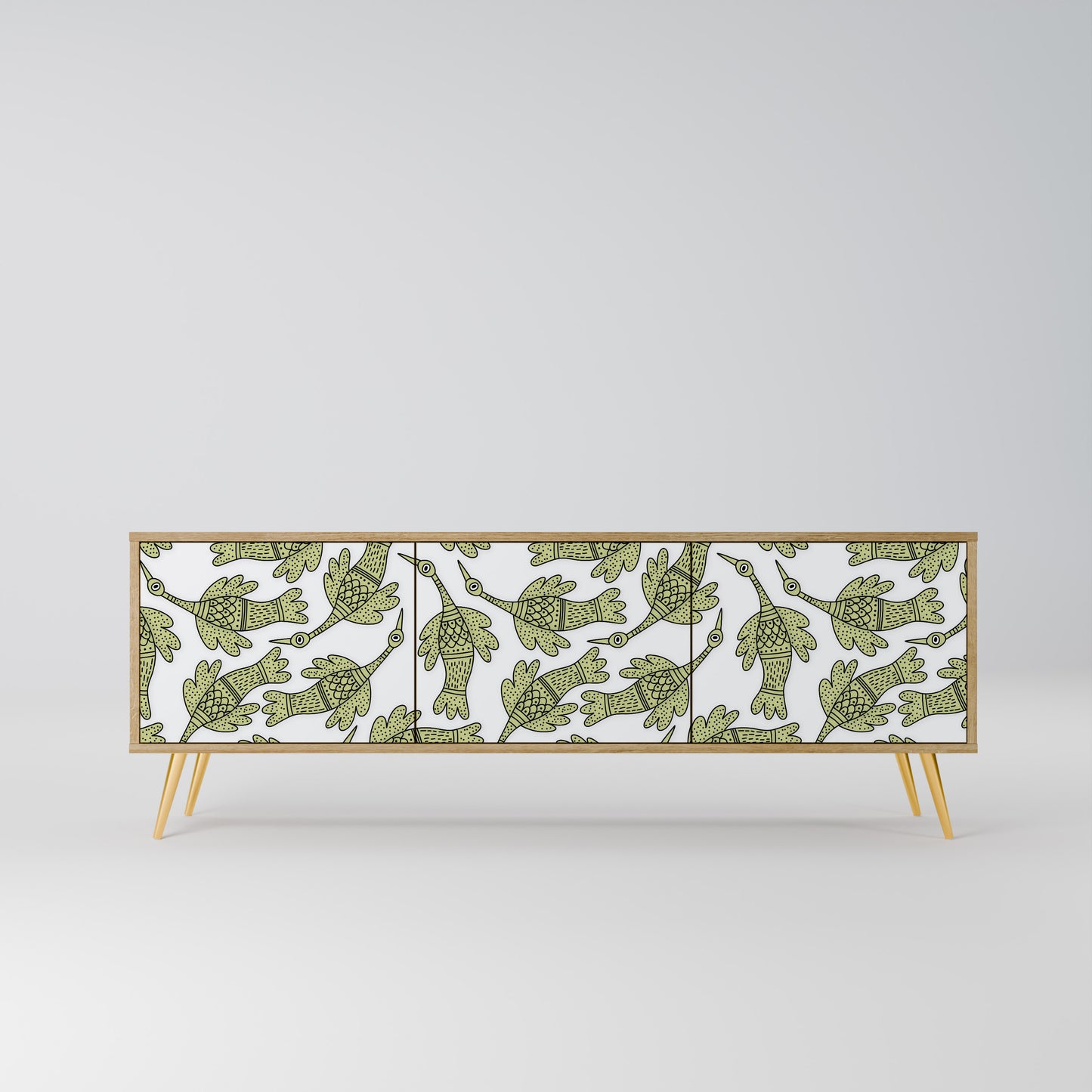 SEEDLING SONGBIRD Mobile TV a 3 ante in effetto rovere