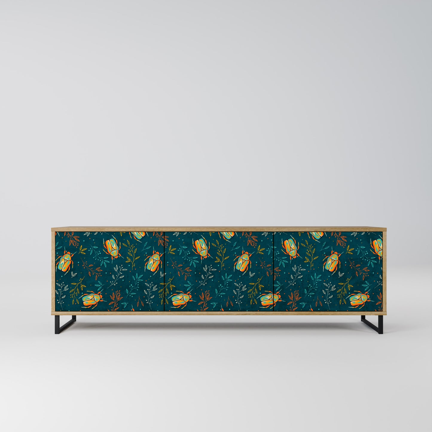 Mobile TV AUTUMN INSECTS a 3 ante in effetto rovere