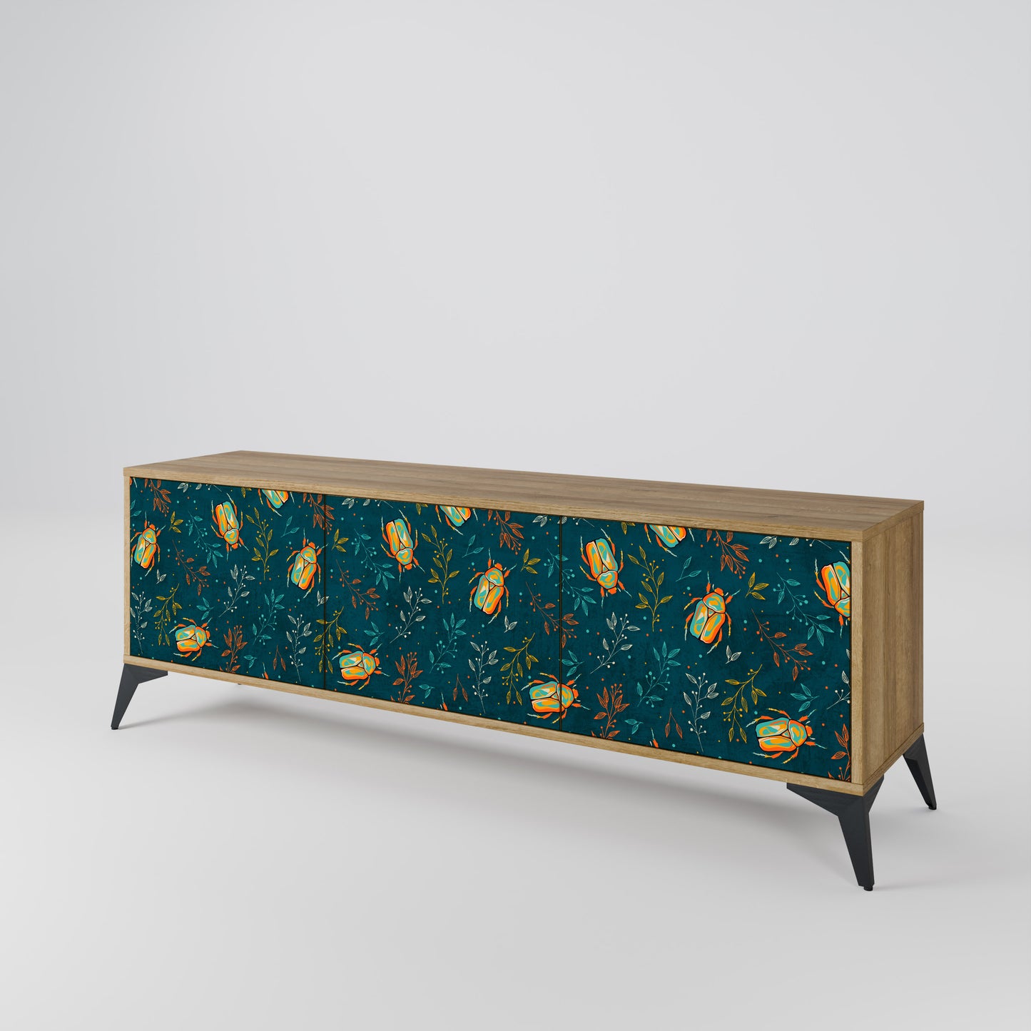 Mobile TV AUTUMN INSECTS a 3 ante in effetto rovere