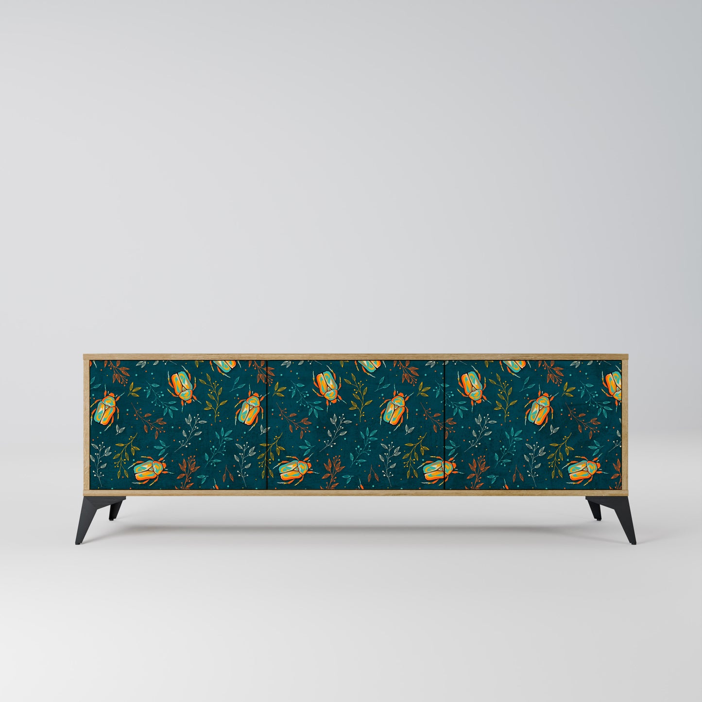 Mobile TV AUTUMN INSECTS a 3 ante in effetto rovere