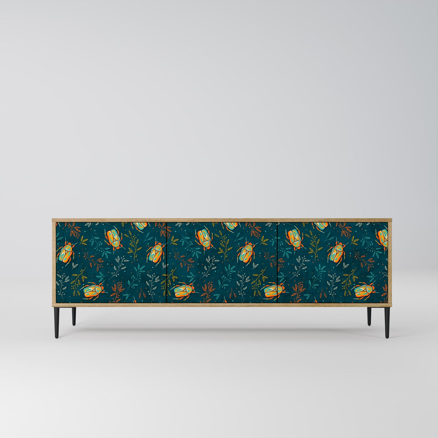 Mobile TV AUTUMN INSECTS a 3 ante in effetto rovere