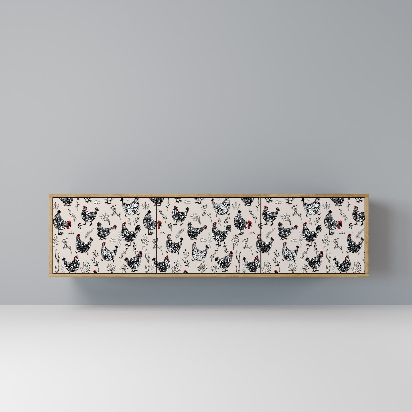 Mobile TV HAPPY HENS a 3 ante in effetto rovere