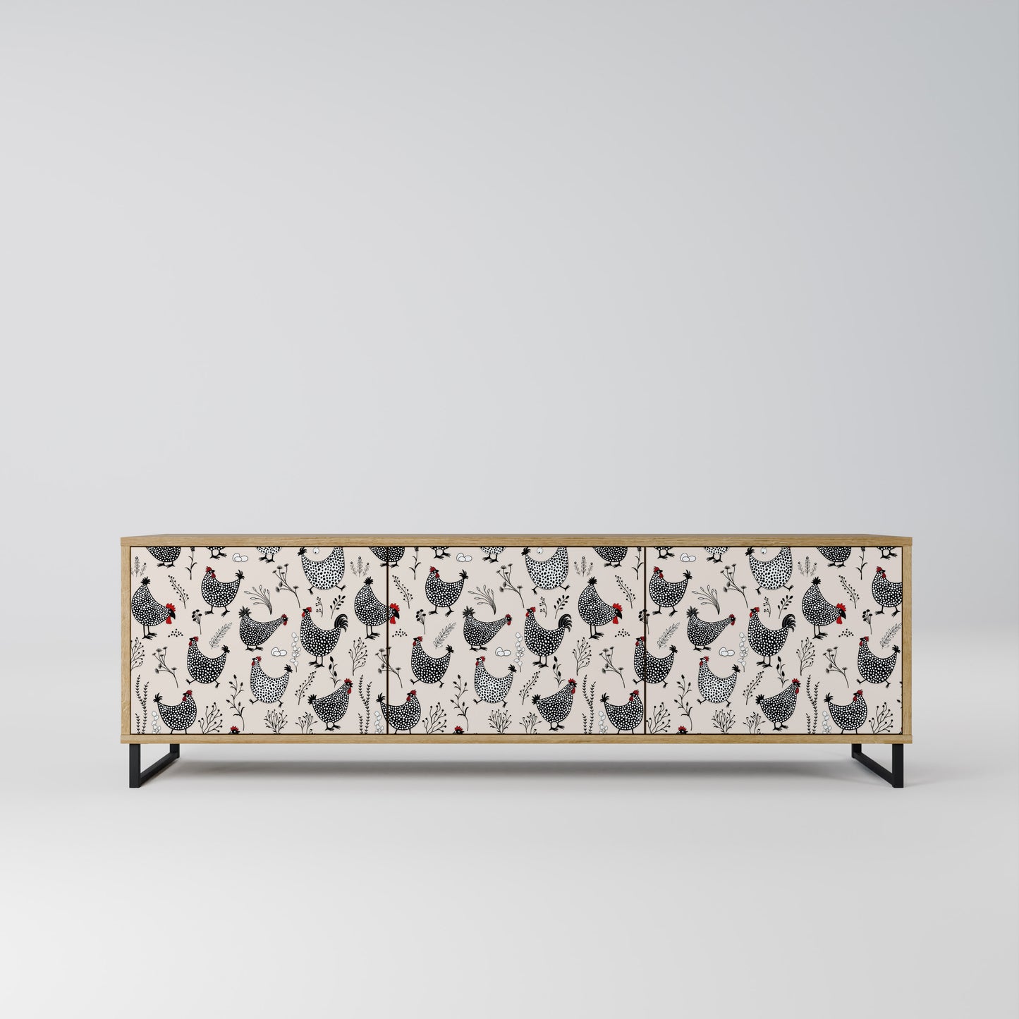 Mobile TV HAPPY HENS a 3 ante in effetto rovere