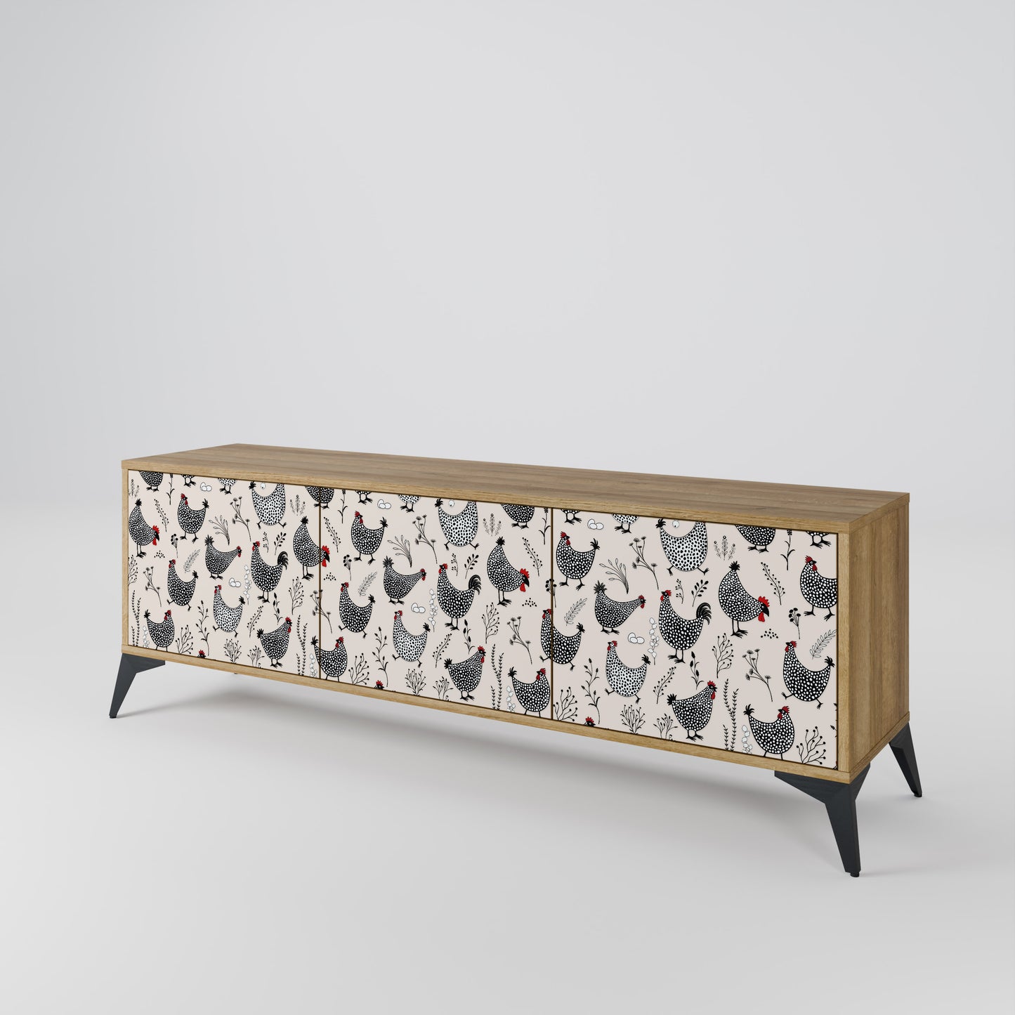 Mobile TV HAPPY HENS a 3 ante in effetto rovere