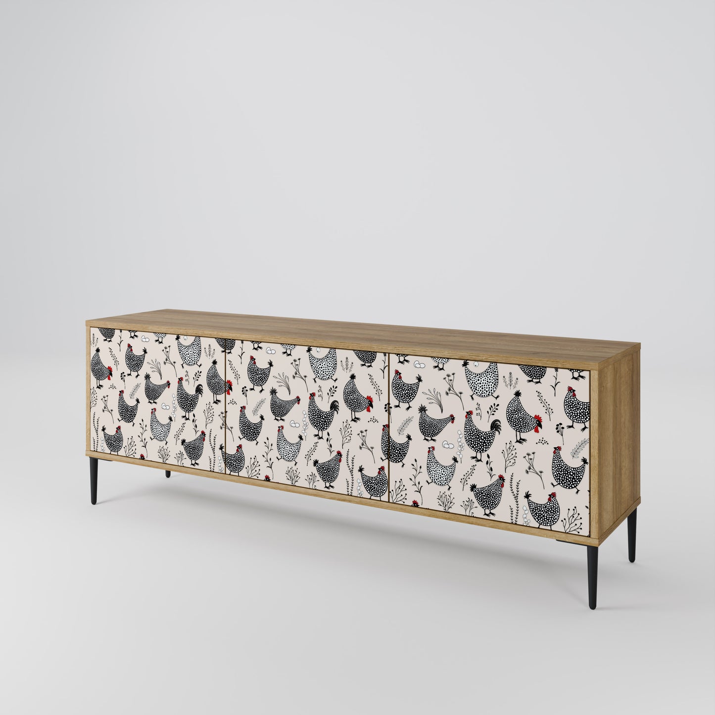 Mobile TV HAPPY HENS a 3 ante in effetto rovere