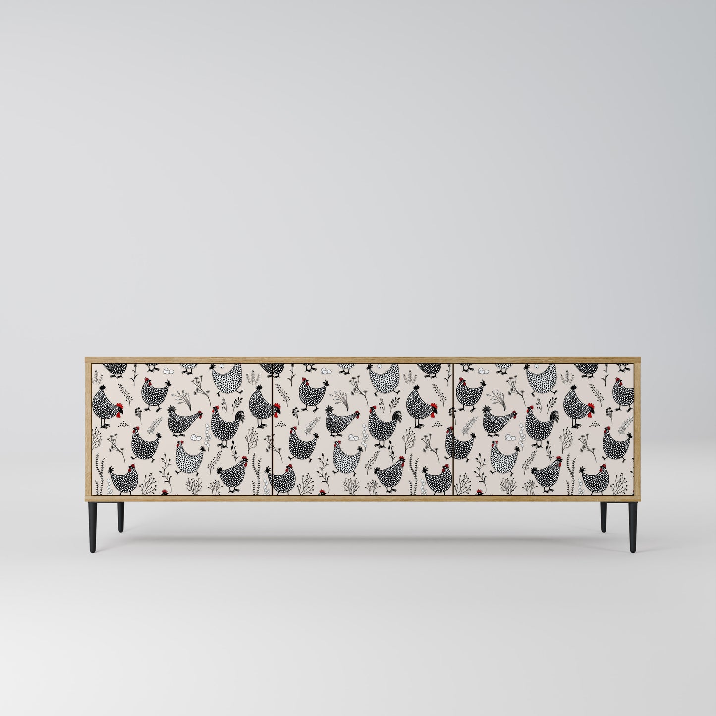 Mobile TV HAPPY HENS a 3 ante in effetto rovere