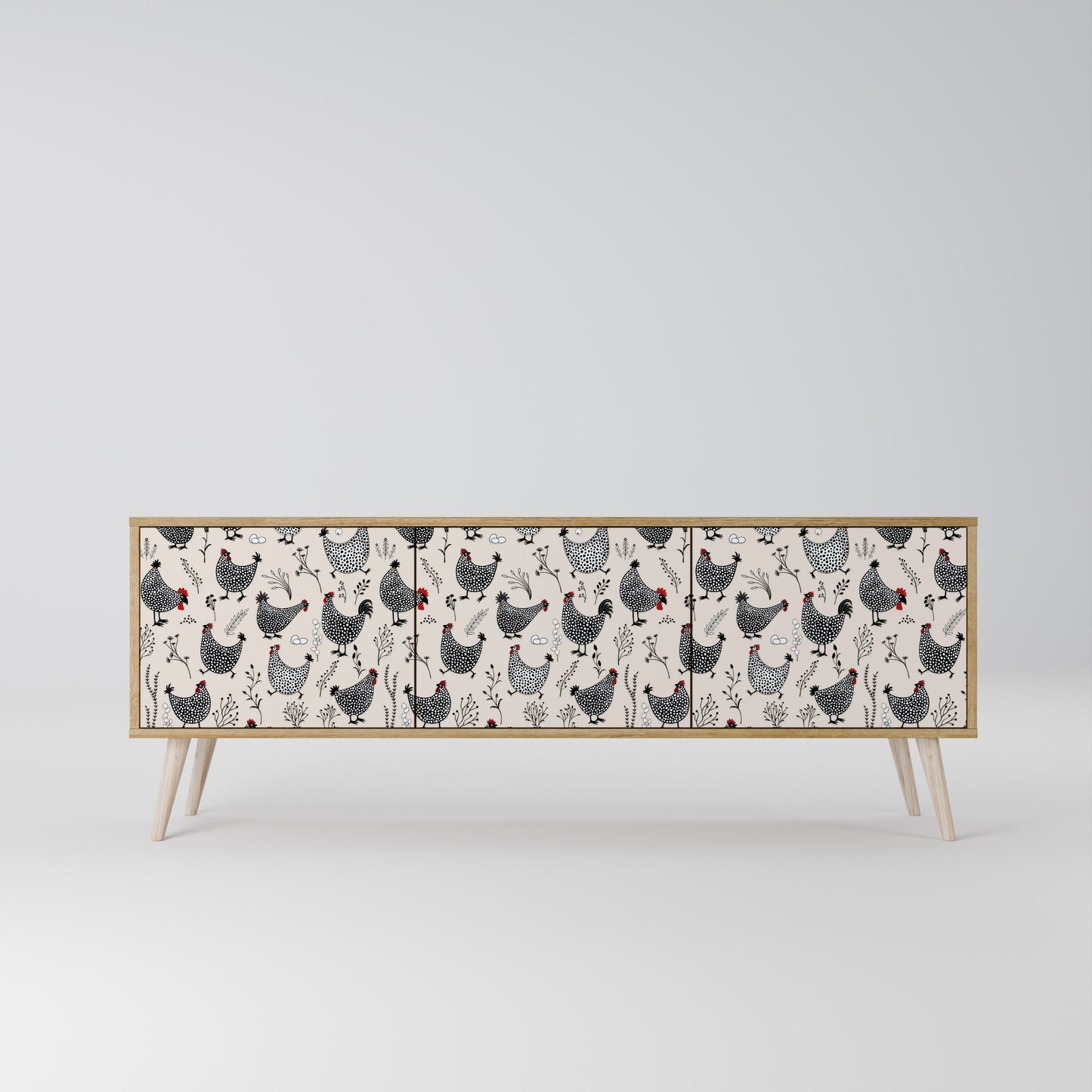Mobile TV HAPPY HENS a 3 ante in effetto rovere