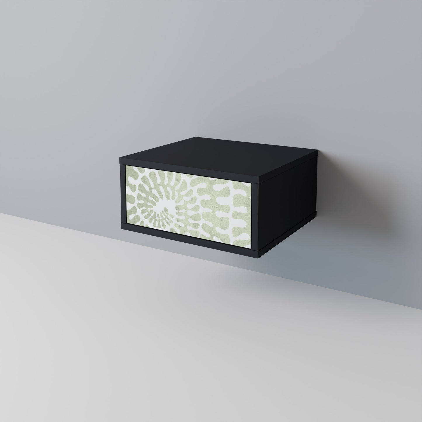 HELIX DANCE Nightstand in Black Finish