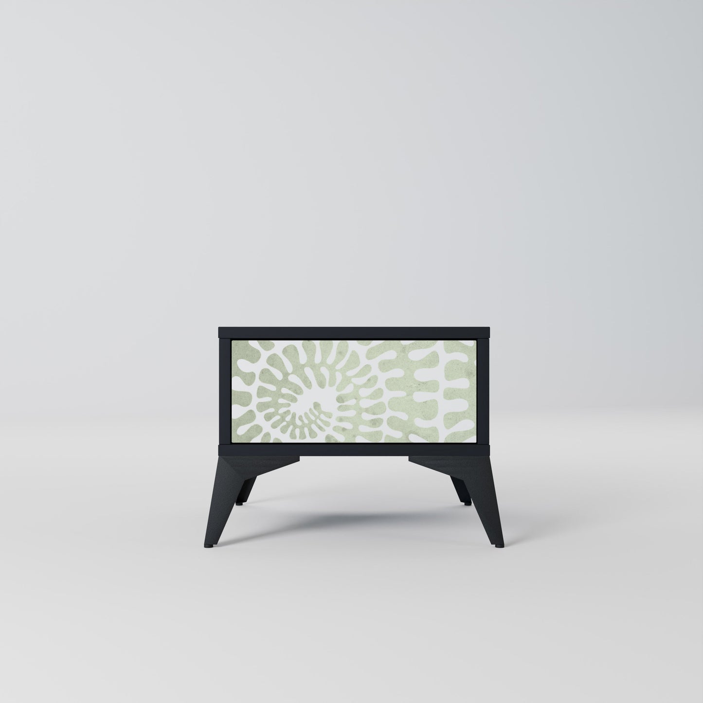 HELIX DANCE Nightstand in Black Finish