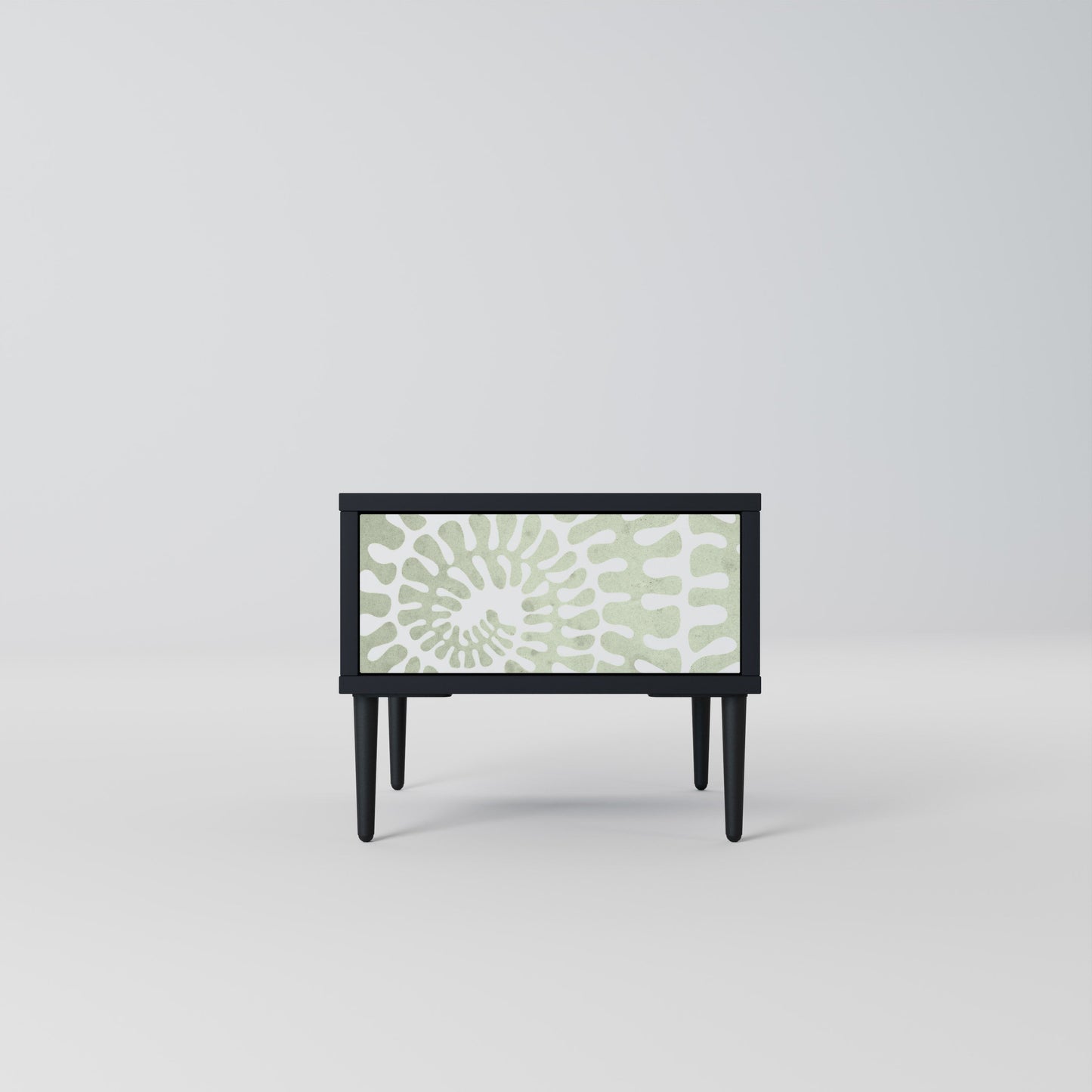 HELIX DANCE Nightstand in Black Finish