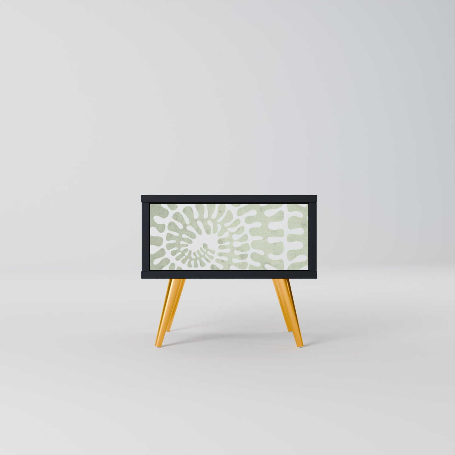 HELIX DANCE Nightstand in Black Finish