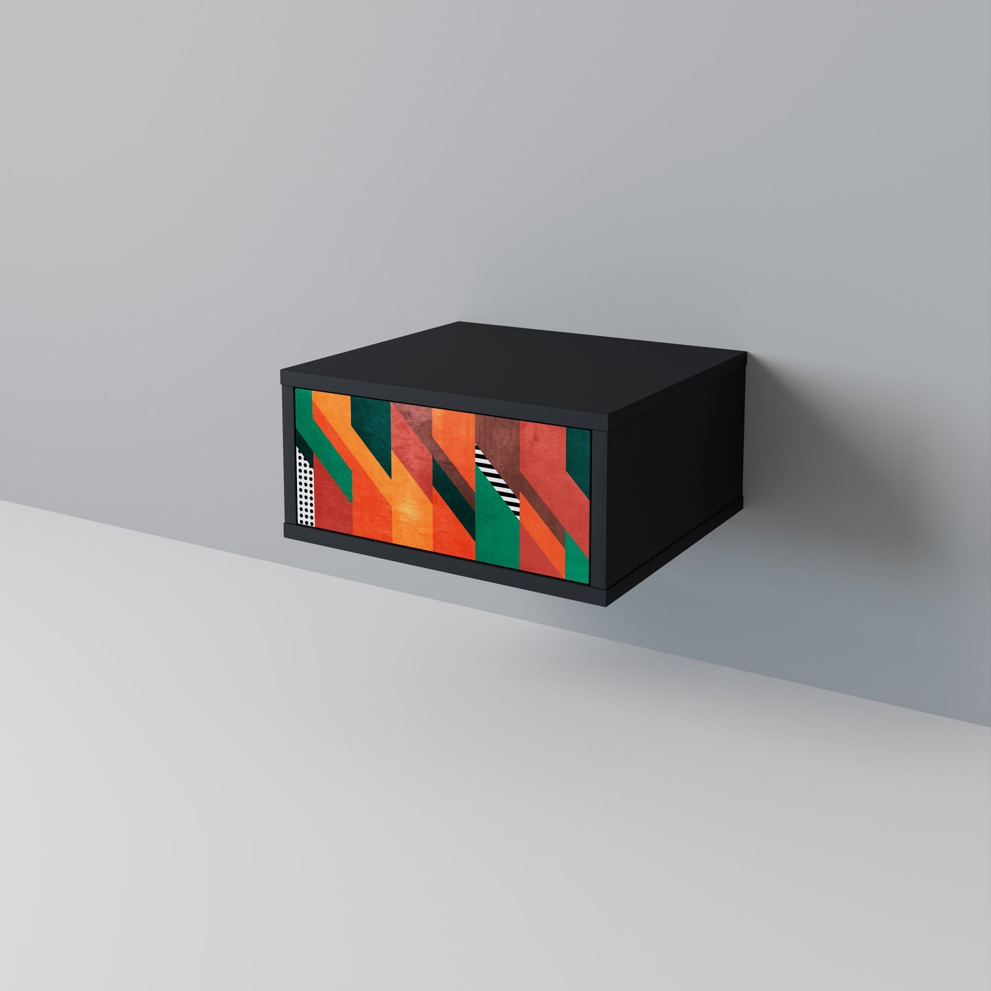 MAKESHIFT ARTISTRY Nightstand in Black Finish