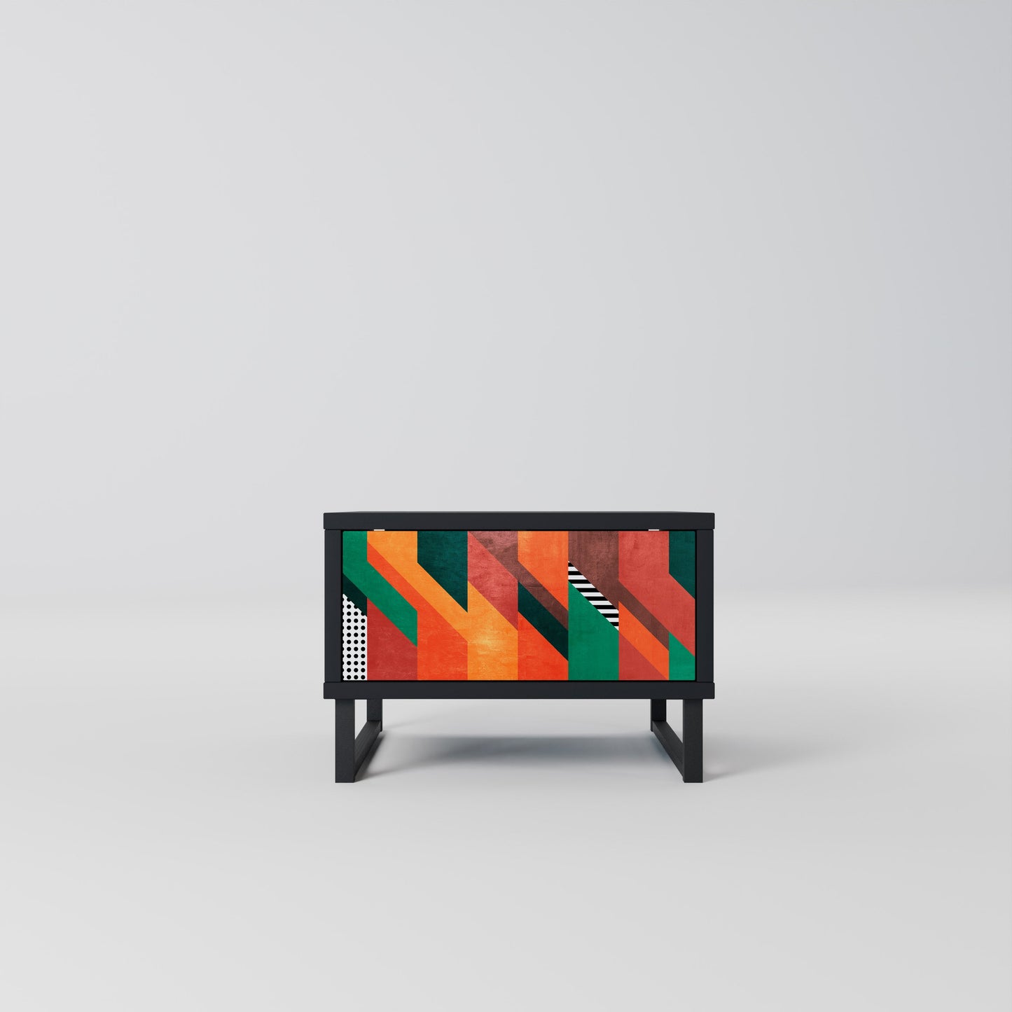 MAKESHIFT ARTISTRY Nightstand in Black Finish