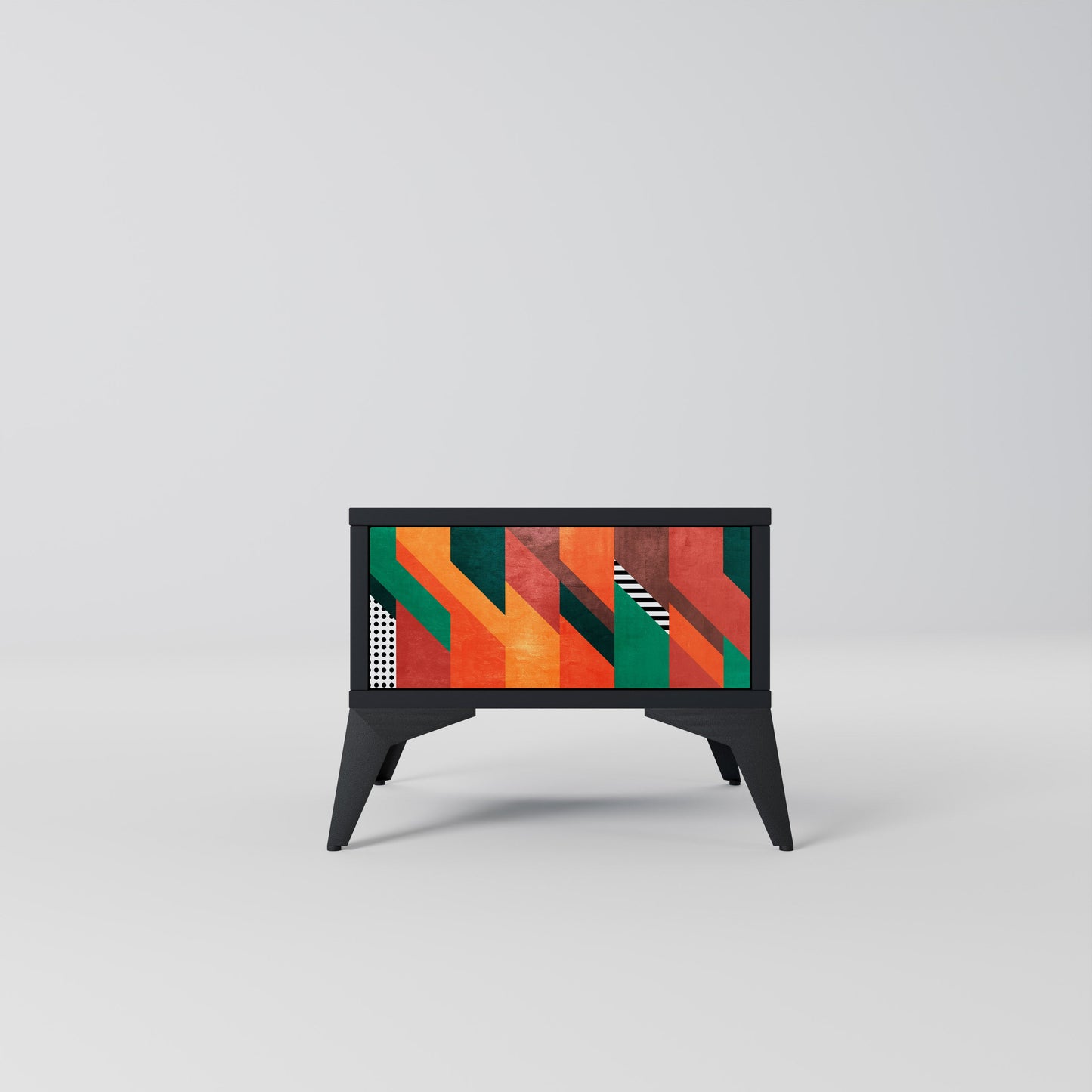 MAKESHIFT ARTISTRY Nightstand in Black Finish