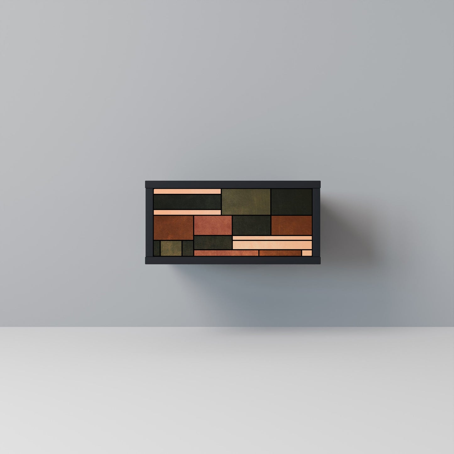 FIGURES OF NATURE Nightstand in Black Finish