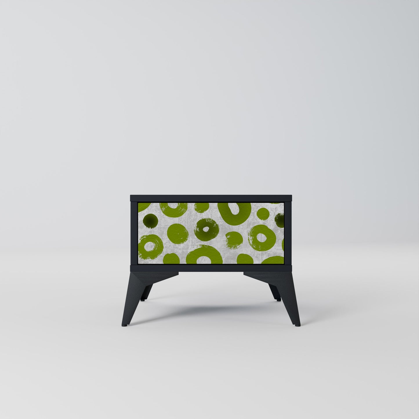 Comodino GREEN RHAPSODY con finitura nera