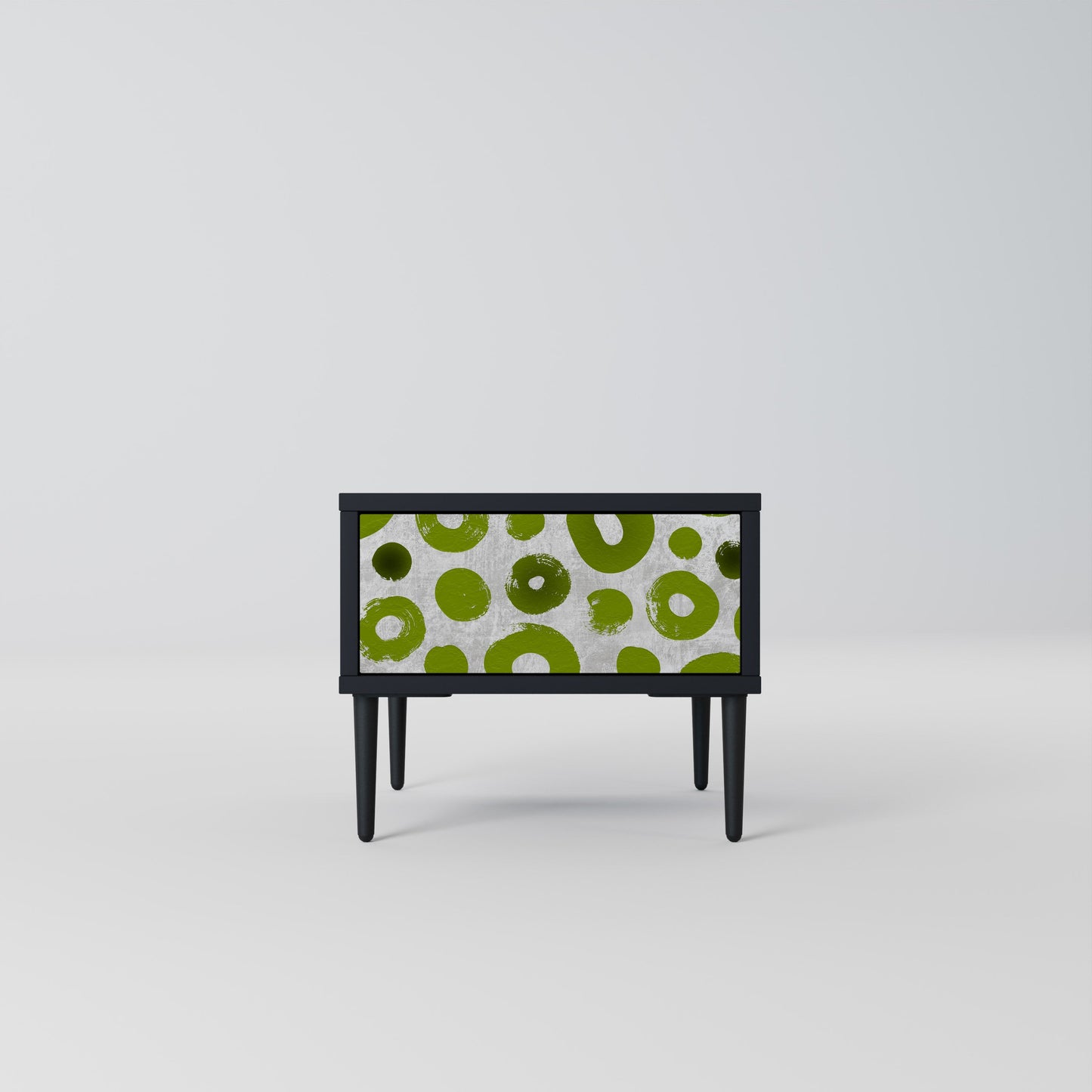 Comodino GREEN RHAPSODY con finitura nera
