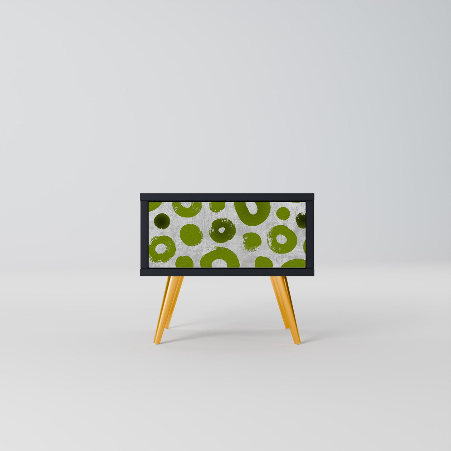 Comodino GREEN RHAPSODY con finitura nera