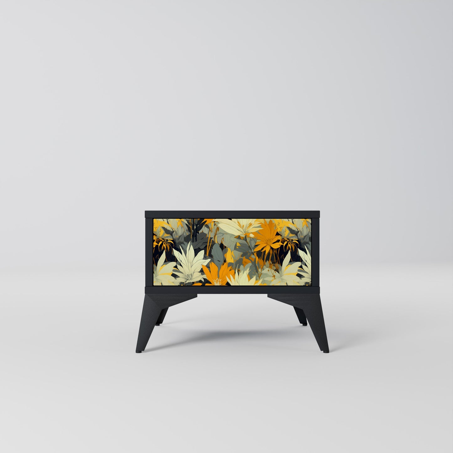 Comodino SUNKISSED LILY in finitura nera
