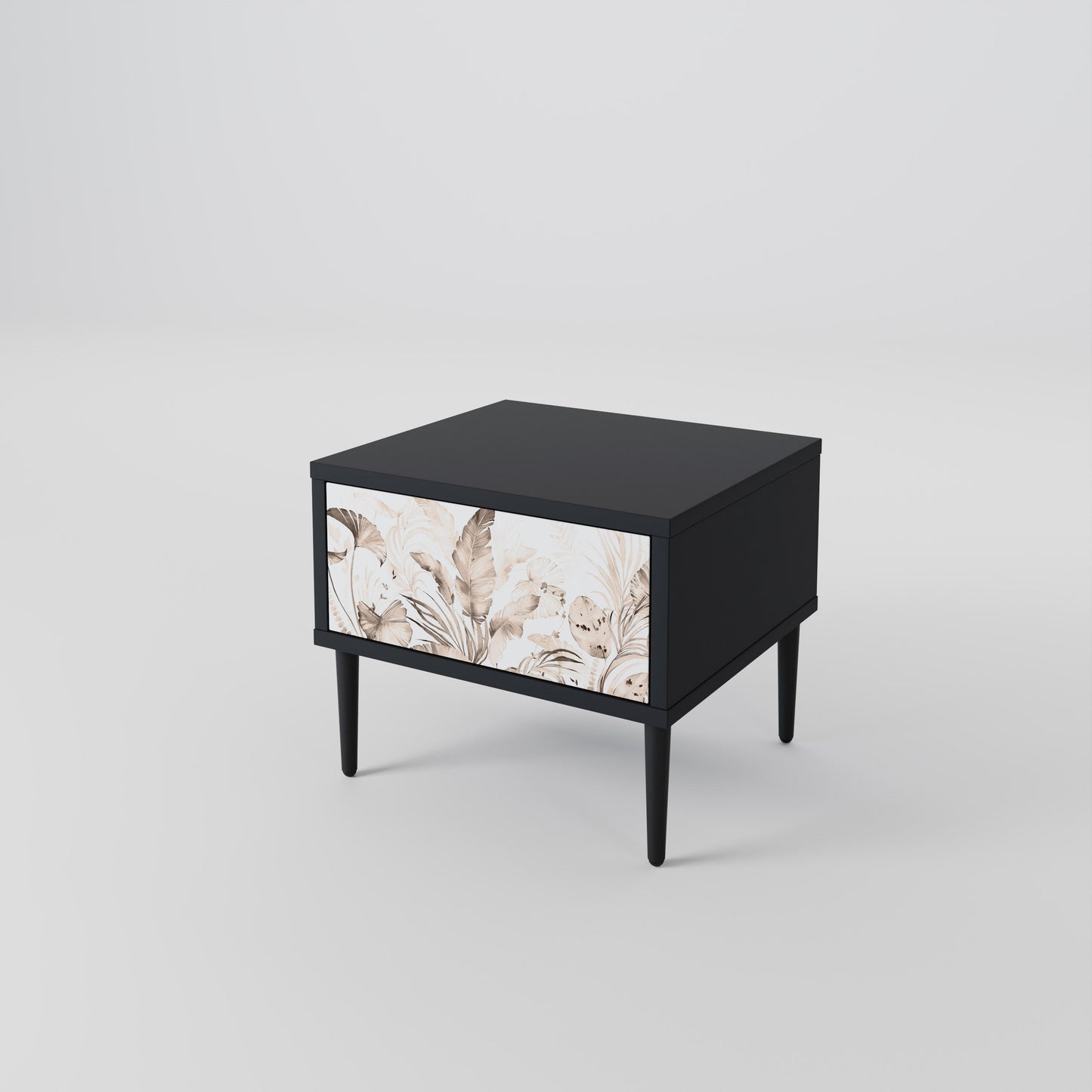 Comodino WILD TENDERNESS in finitura nera