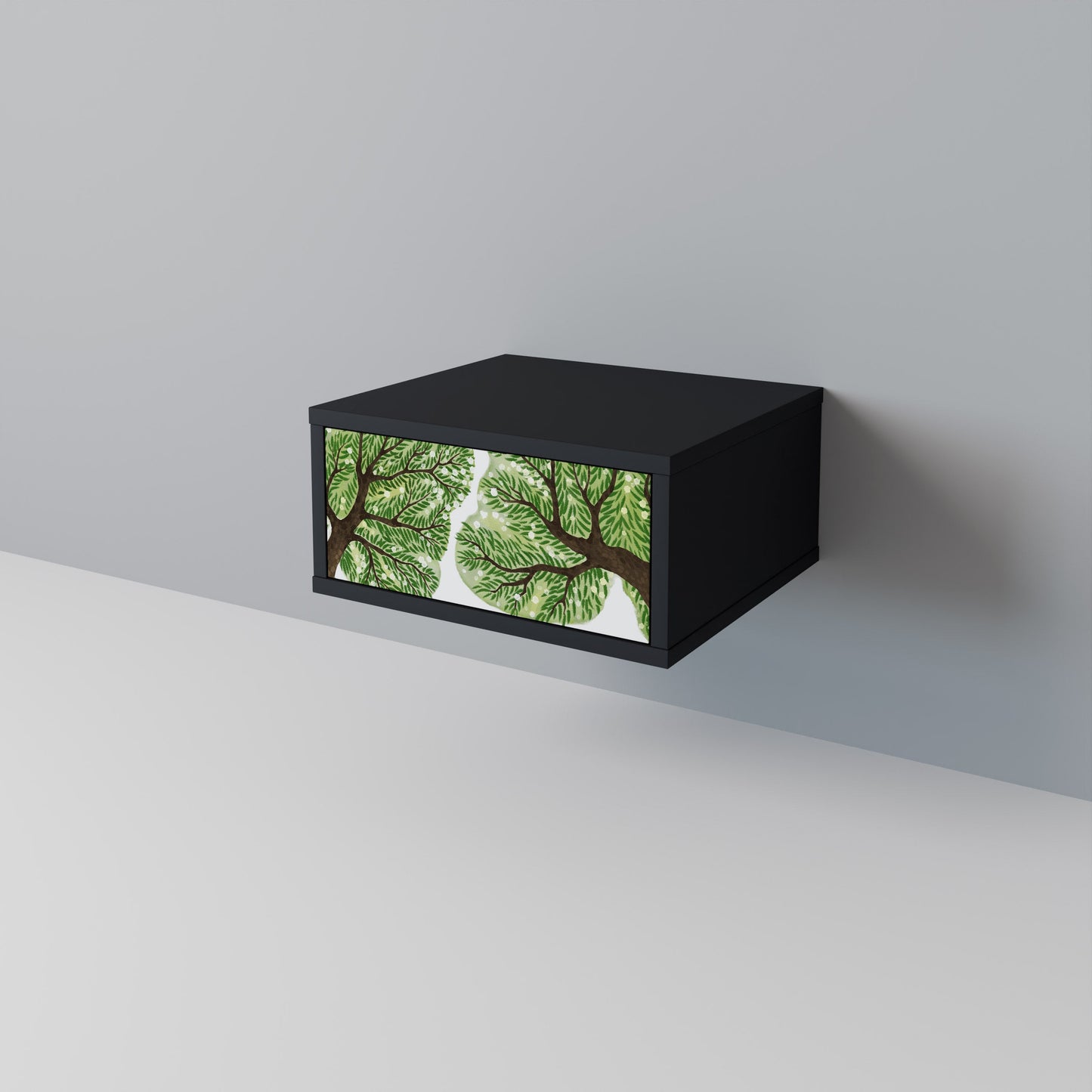 Comodino WILDERNESS DASH con finitura nera