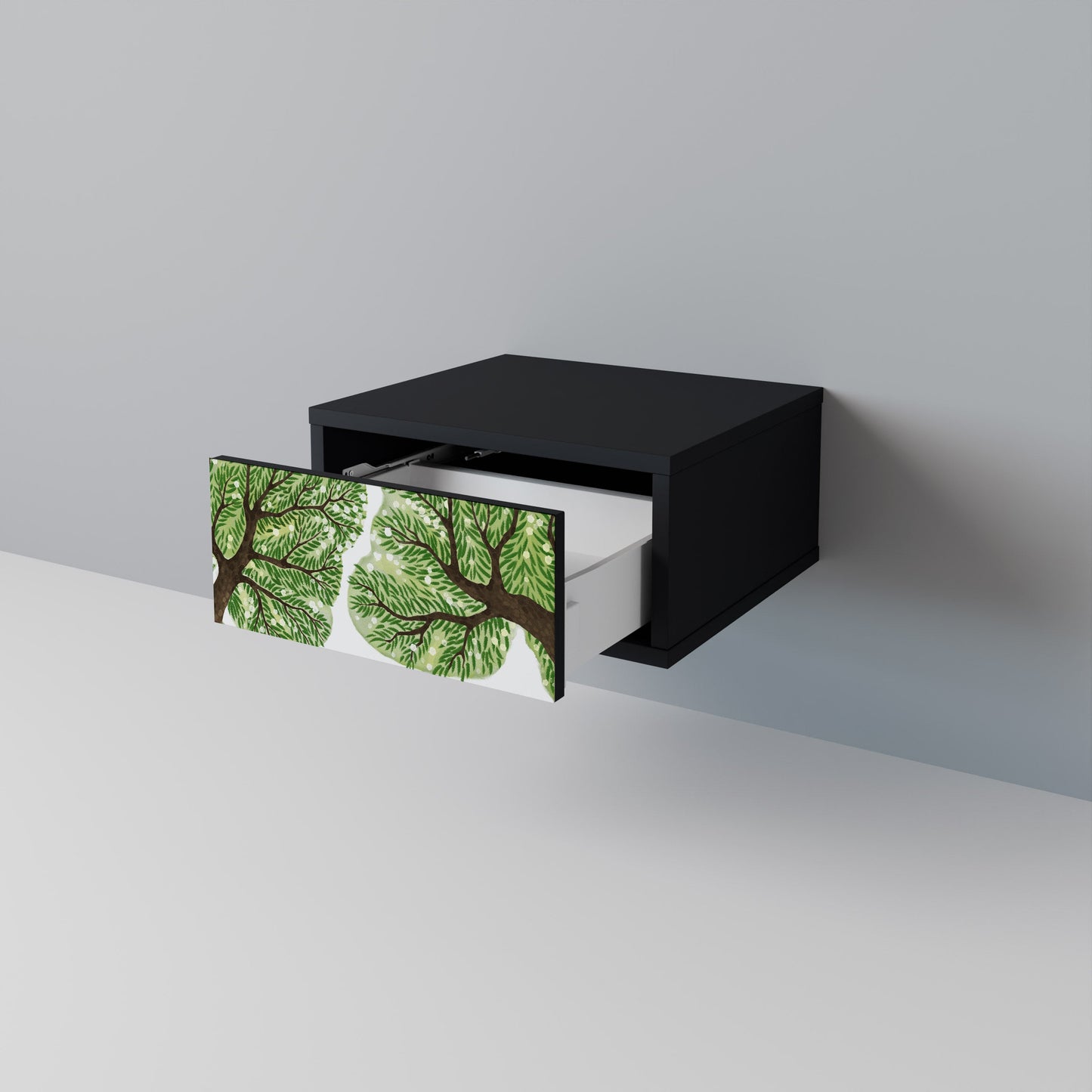Comodino WILDERNESS DASH con finitura nera