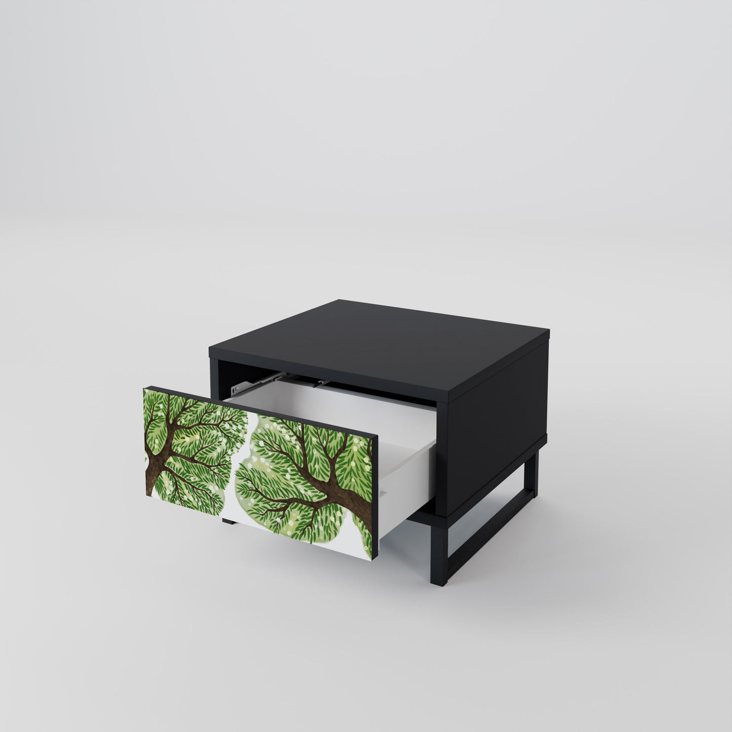 Comodino WILDERNESS DASH con finitura nera