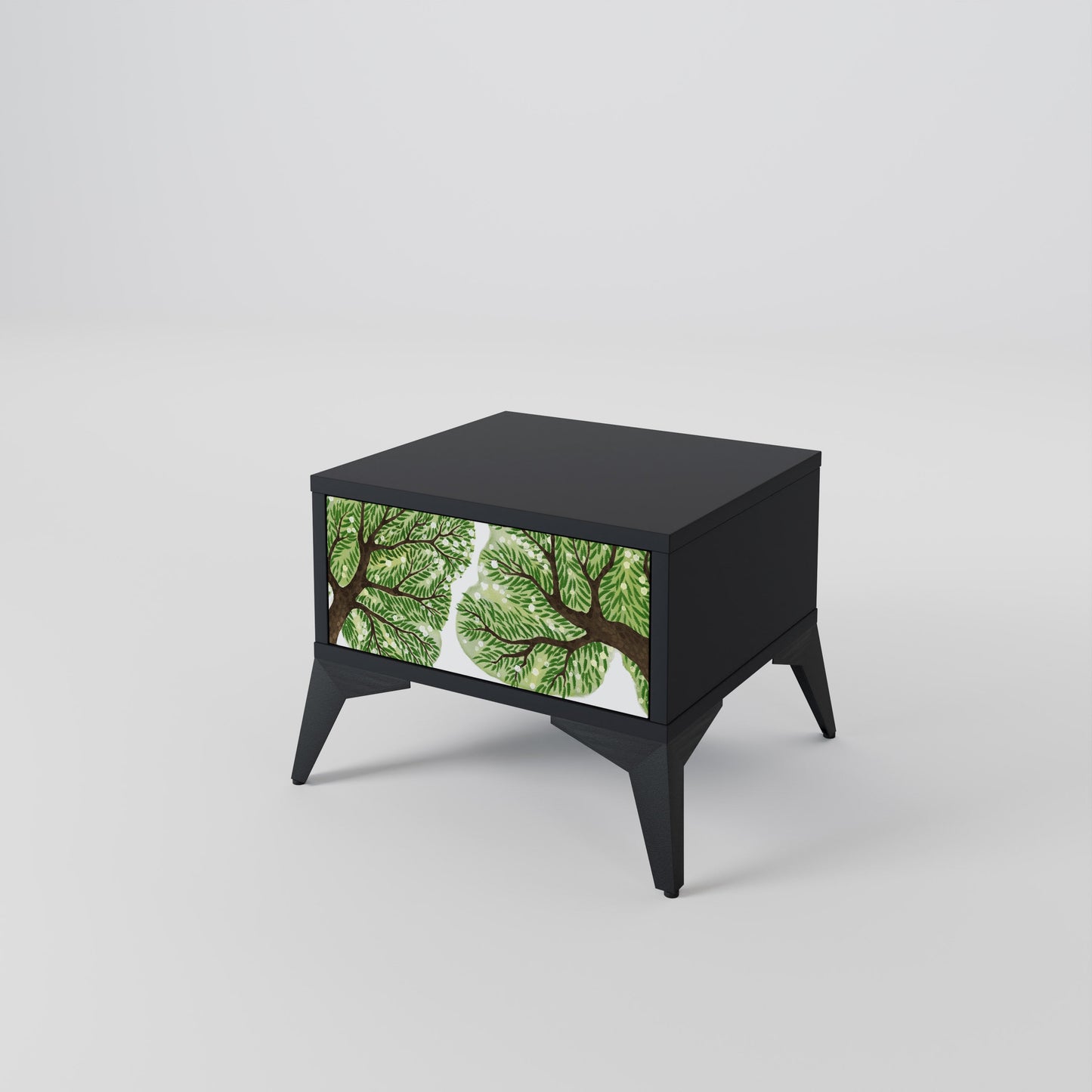 Comodino WILDERNESS DASH con finitura nera