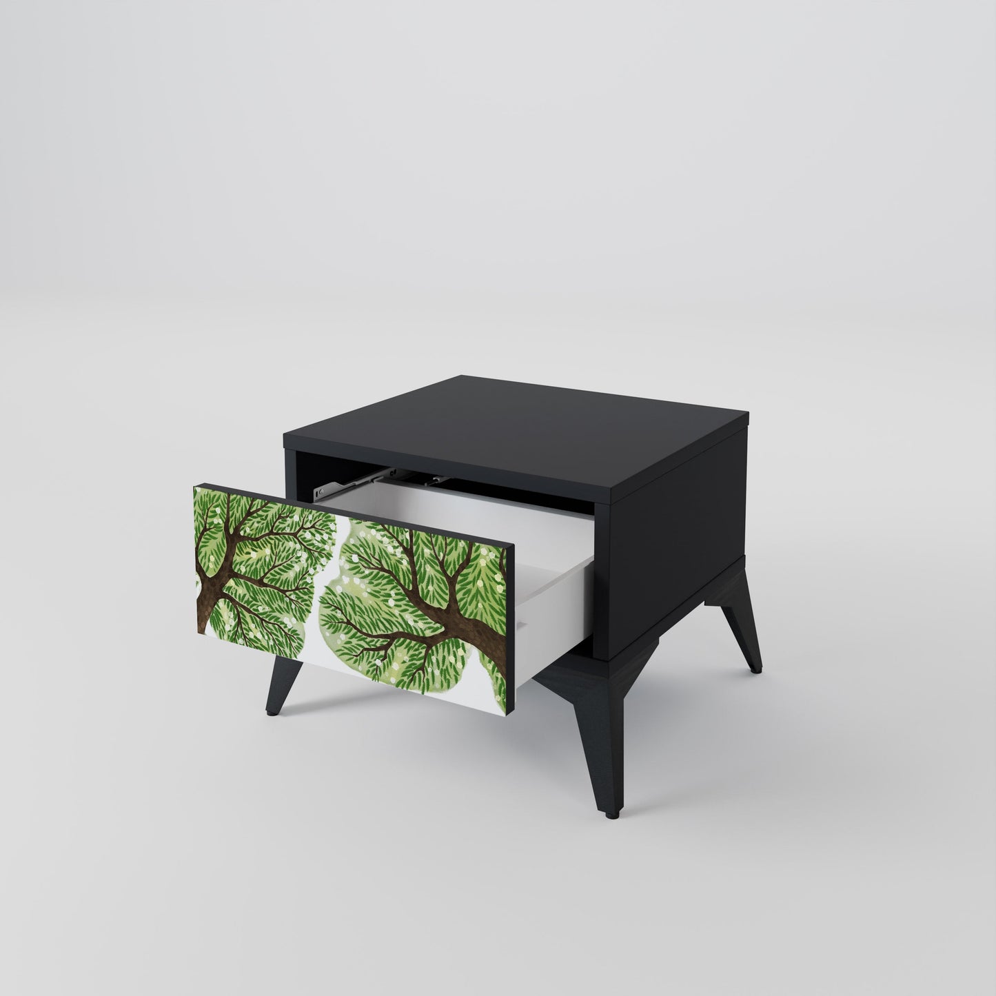 Comodino WILDERNESS DASH con finitura nera