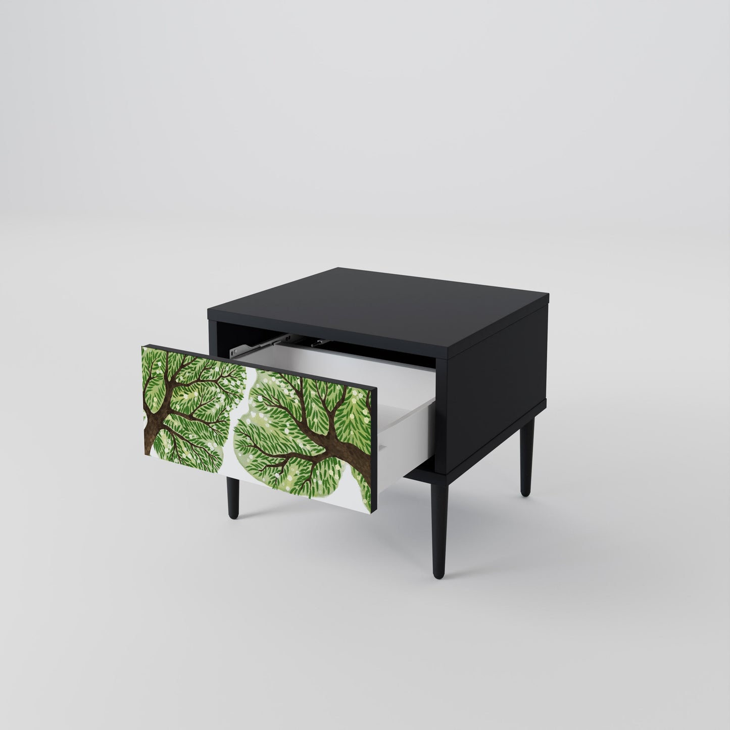 Comodino WILDERNESS DASH con finitura nera