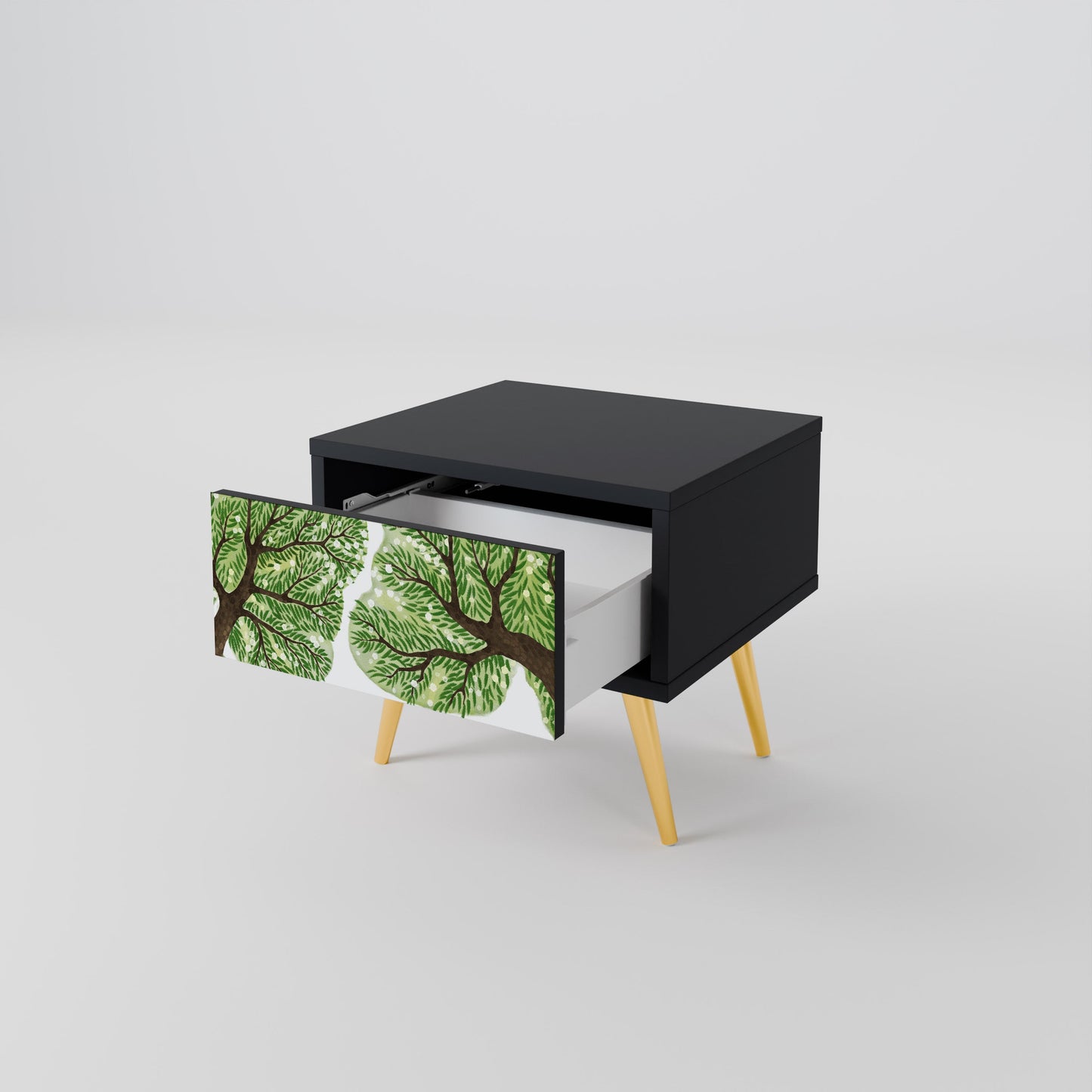 Comodino WILDERNESS DASH con finitura nera