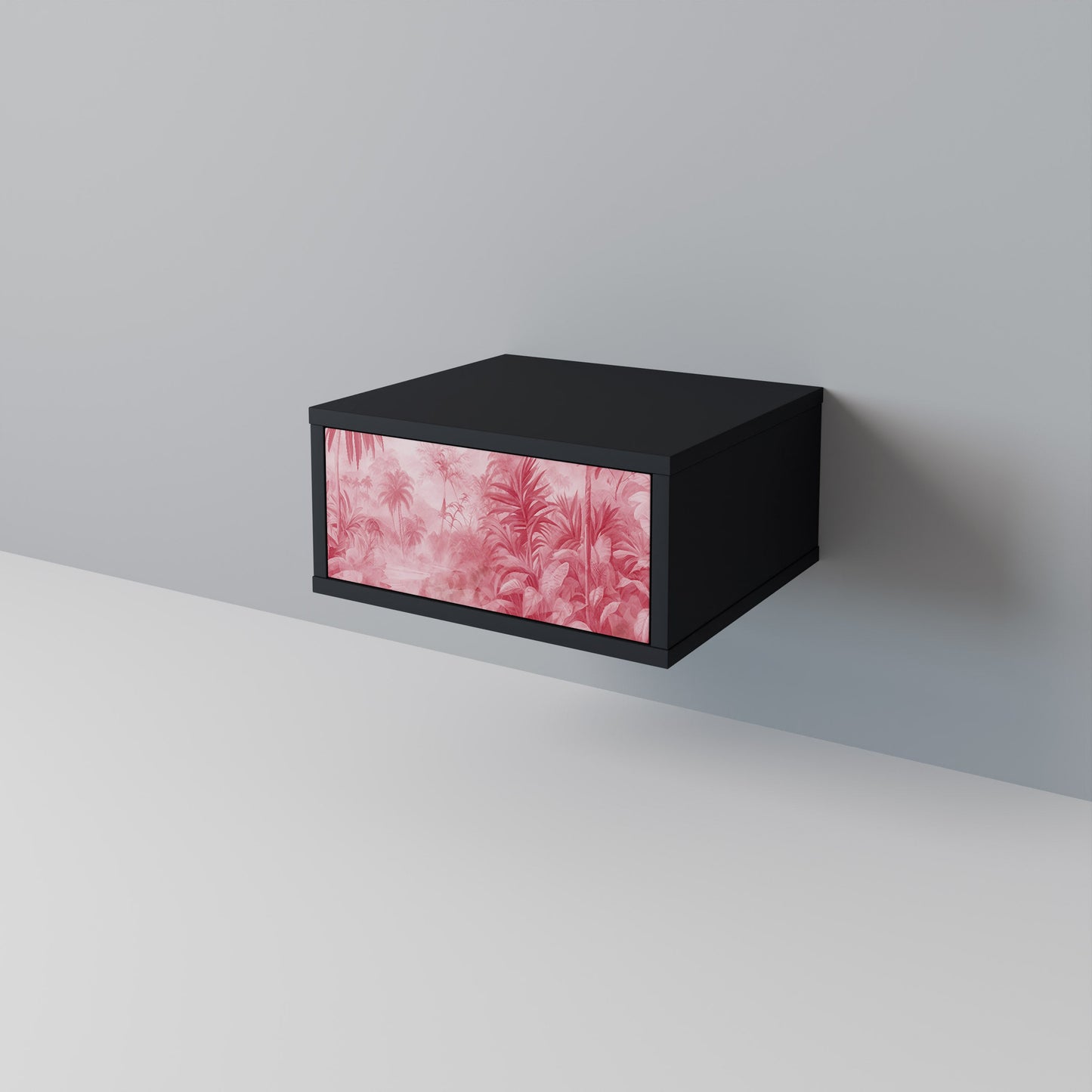 Comodino SWEET TROPICS in finitura nera